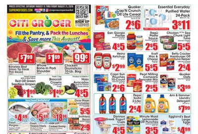 Supremo Food Markets (Elizabeth, NJ) Weekly Ad August 15 - 21, 2026