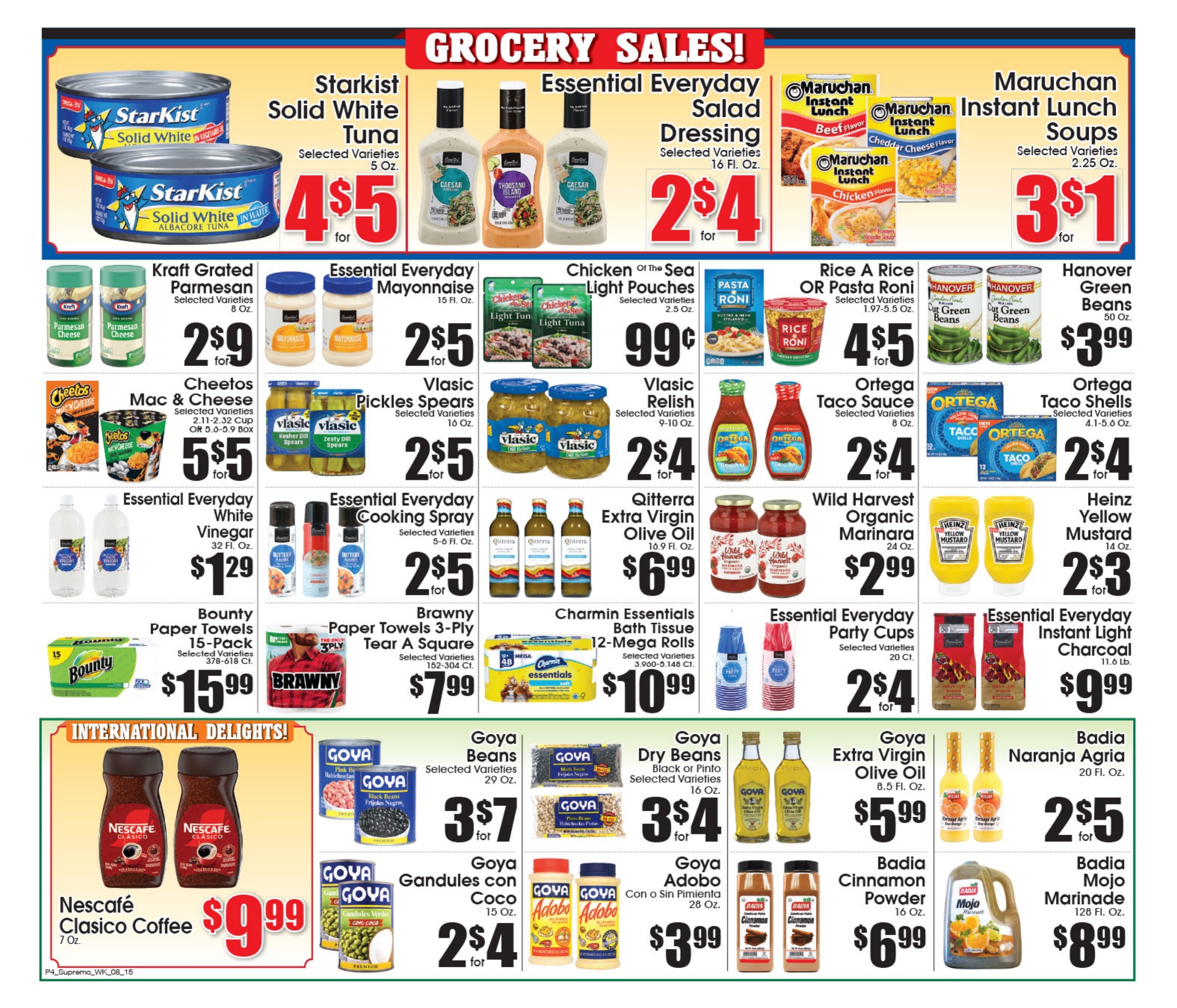 Supremo Food Markets (Elizabeth, NJ) Weekly Ad August 15 - 21, 2026