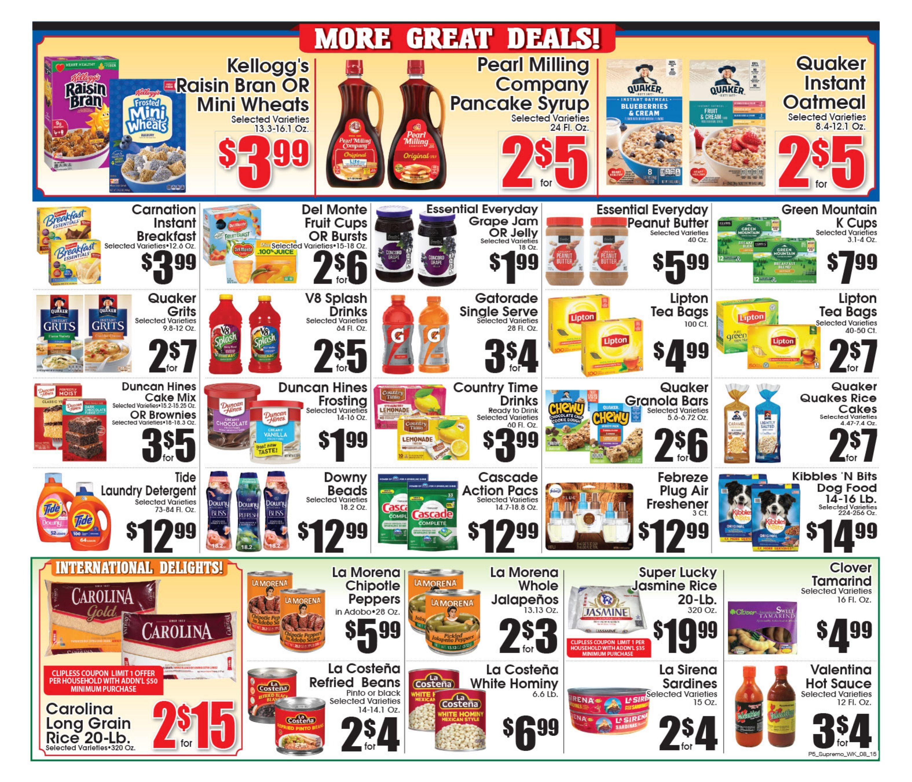 Supremo Food Markets (Elizabeth, NJ) Weekly Ad August 15 - 21, 2026