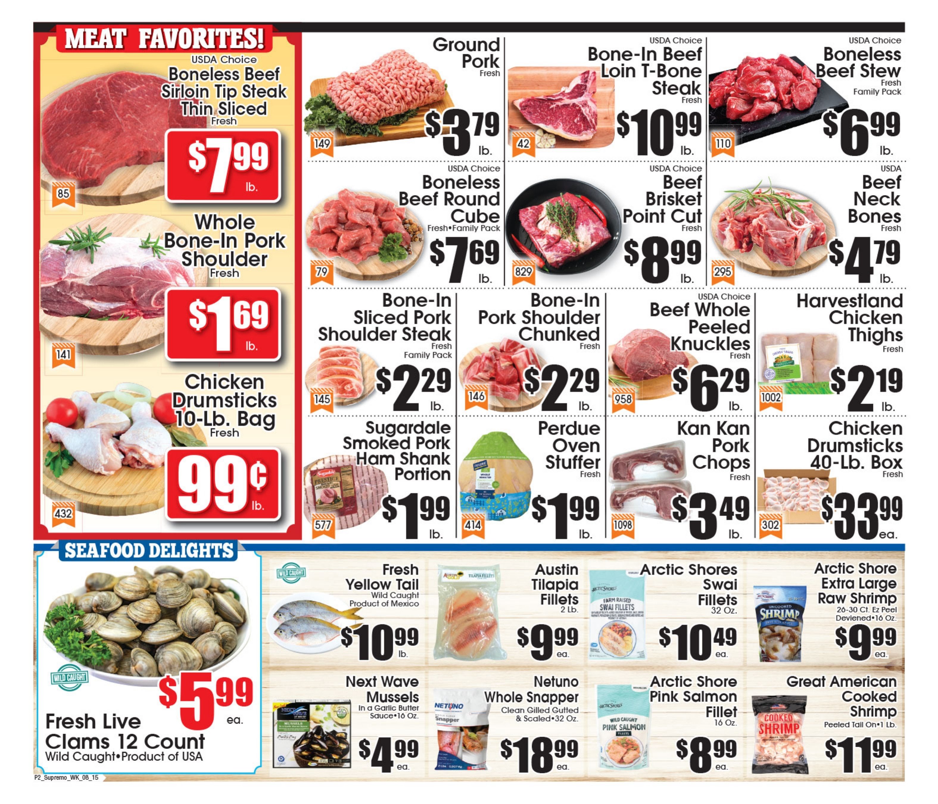 Supremo Food Markets (Trenton, NJ) Weekly Ad August 15 - 21, 2026