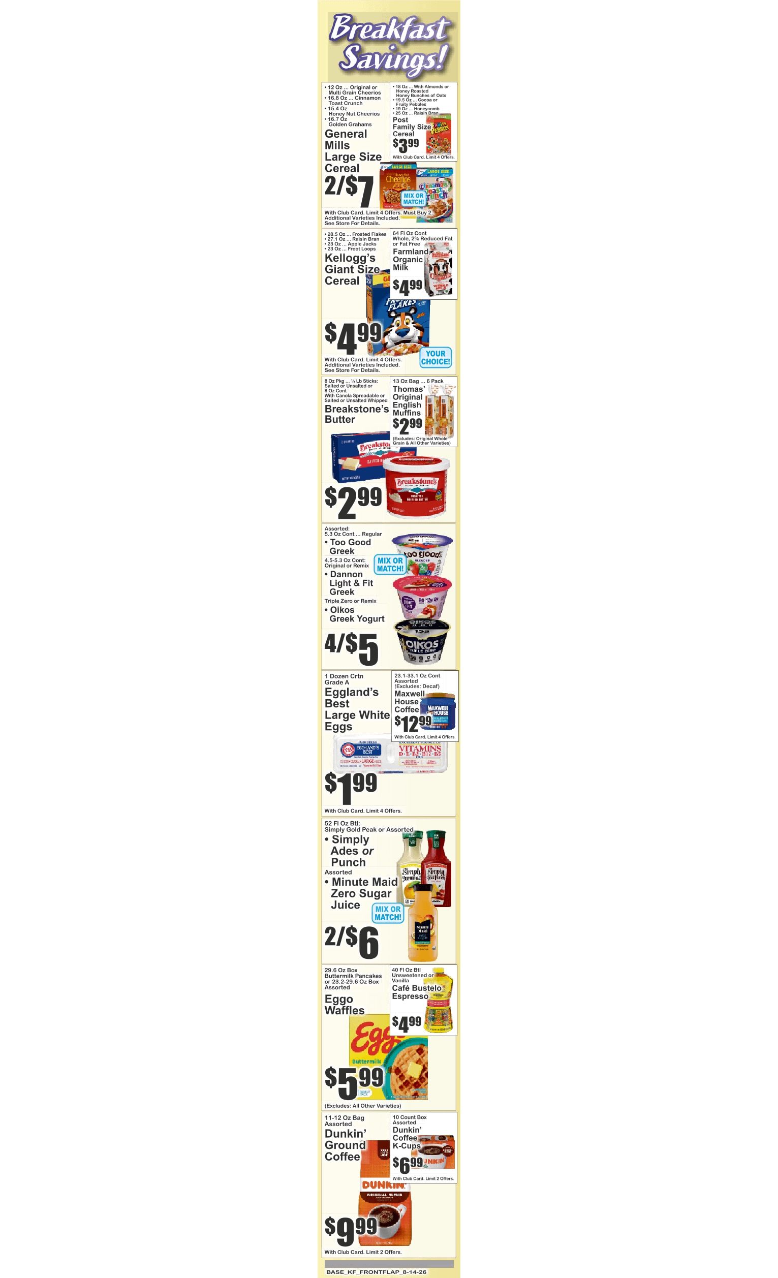 The Food Emporium (460 County Road 520, Marlboro, NJ) Food Emporium Weekly Ad August 14 - 20, 2026