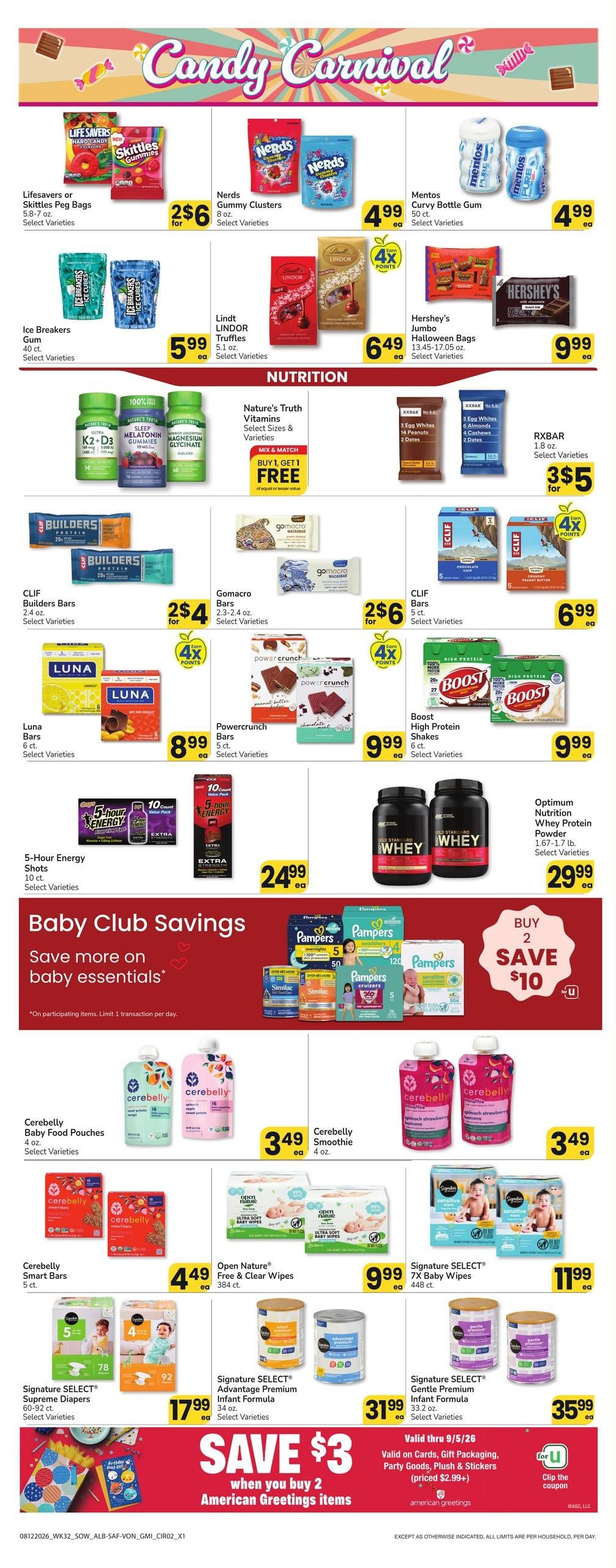Safeway (Tucson–Cortaro Area, AZ) Weekly Ad August 19 - 25, 2026