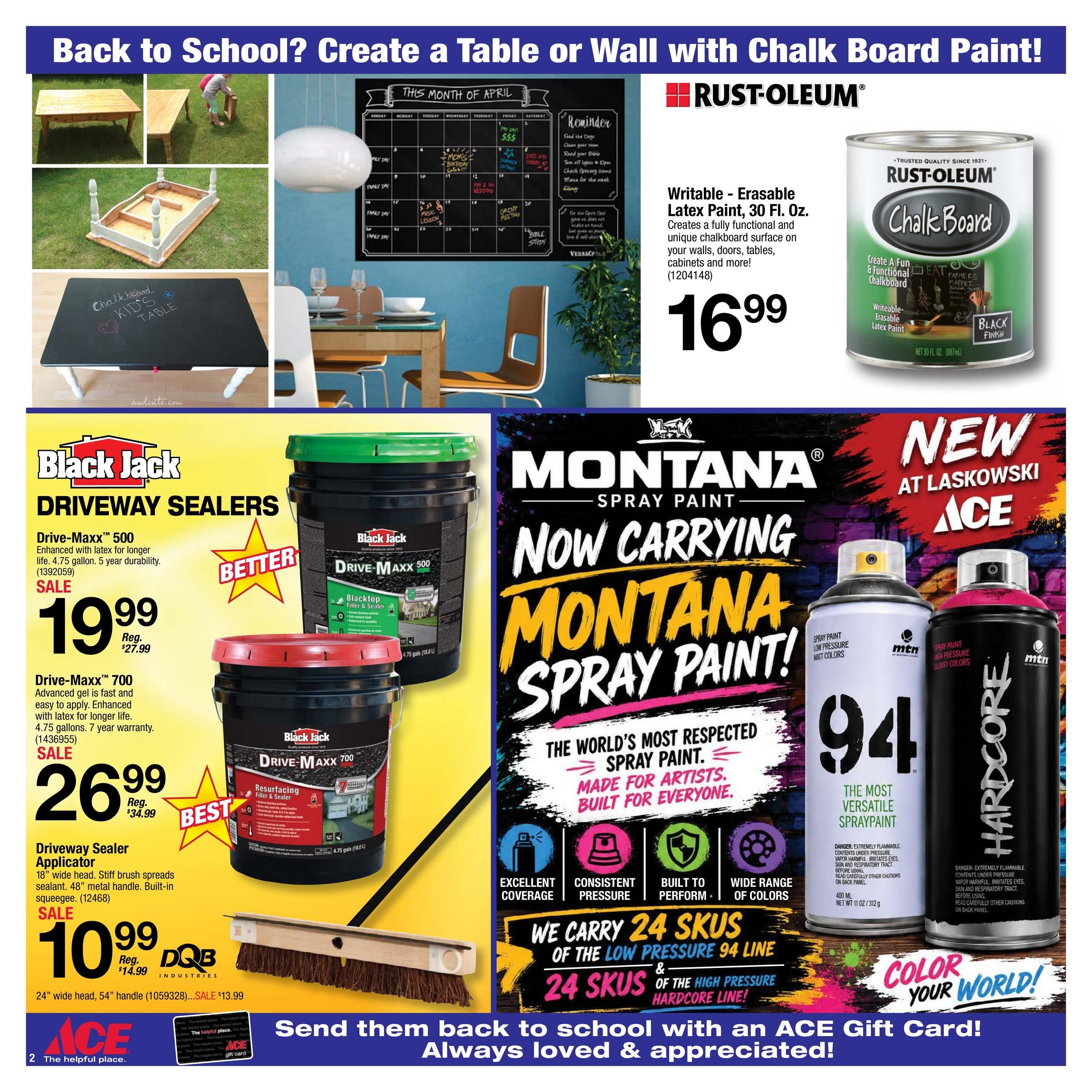 Ace Hardware (IL, IN, WI) Finish What Summer Started Sale Weekly Ad August 18 - 31, 2026