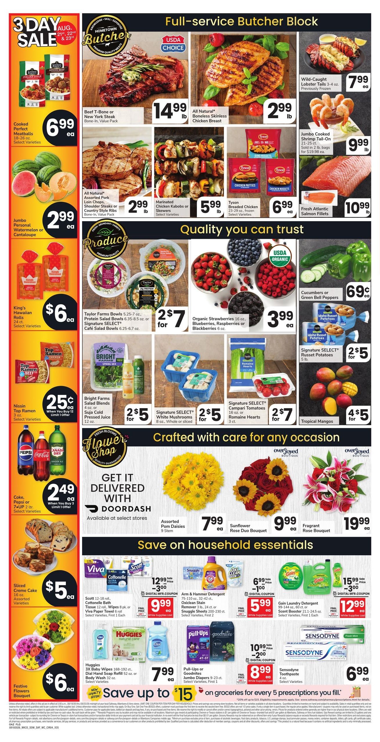 Safeway (Flagstaff Area, AZ) Weekly Ad August 19 - 25, 2026