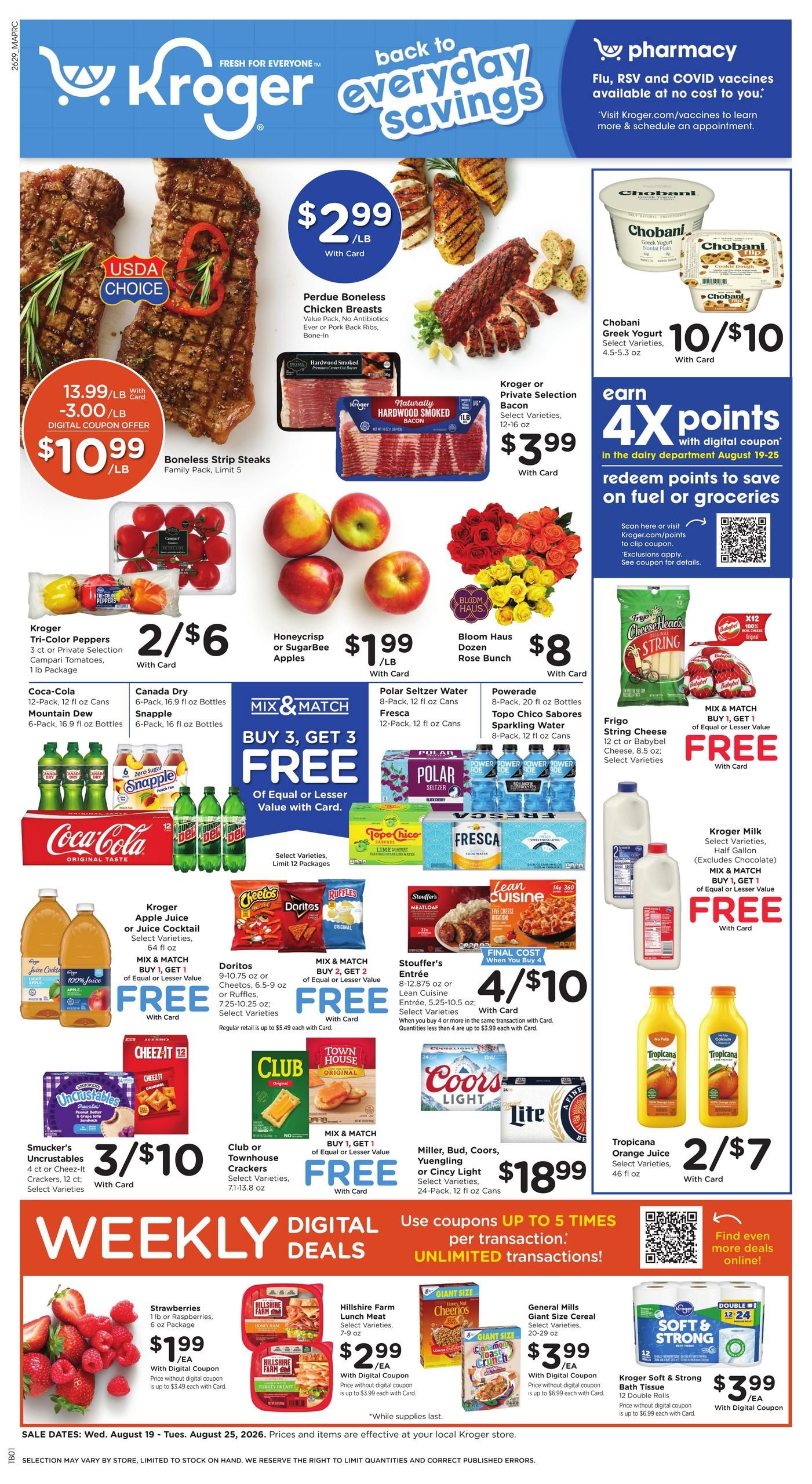 Kroger (Caldwell Area, OH) Weekly Ad August 19 - 25, 2026