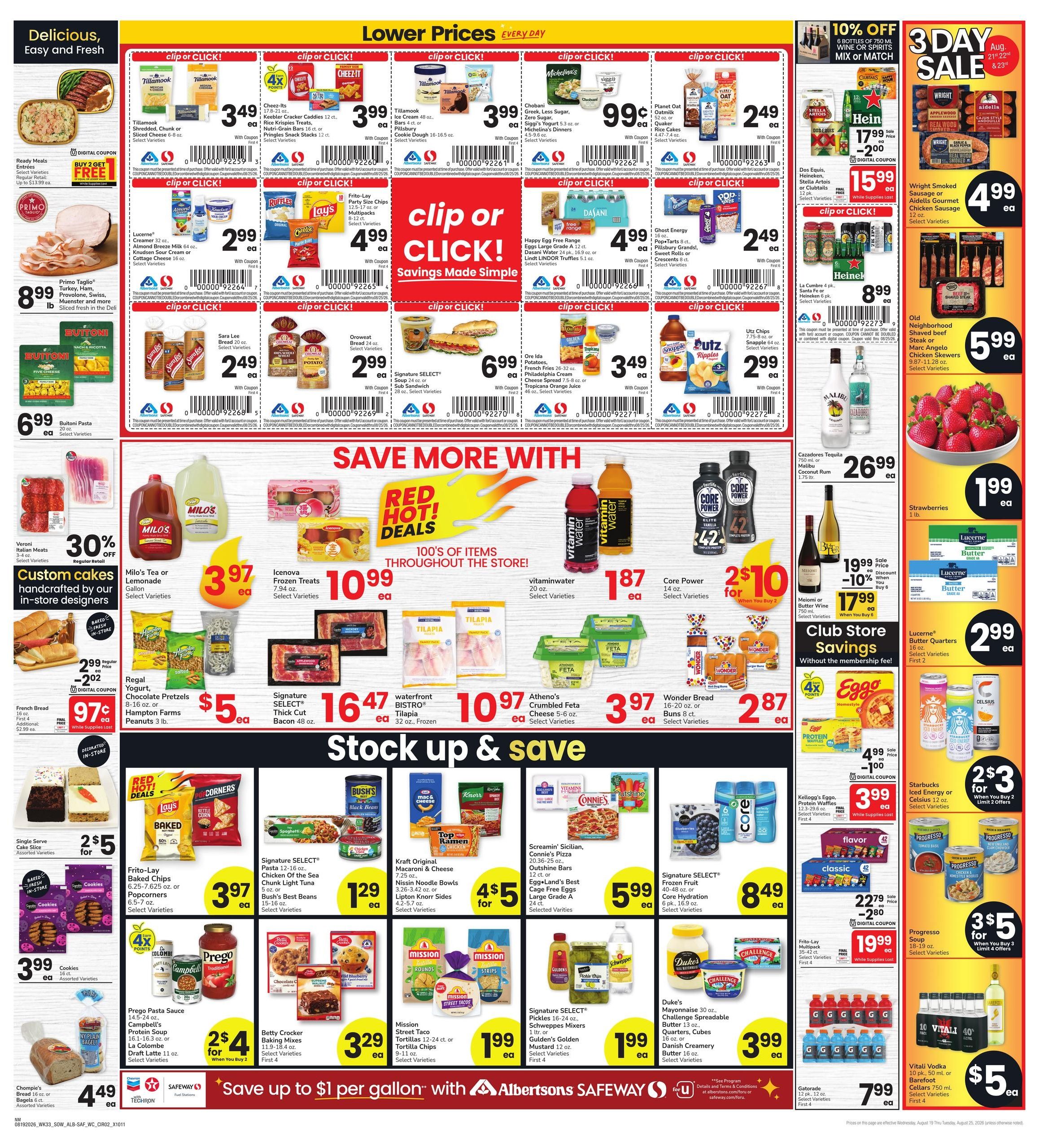 Safeway (Gallup–Rehoboth Area, NM) Weekly Ad August 19 - 25, 2026