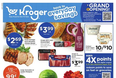 Kroger (Lufkin-Timpson Area, TX) Weekly Ad August 19 - 25, 2026