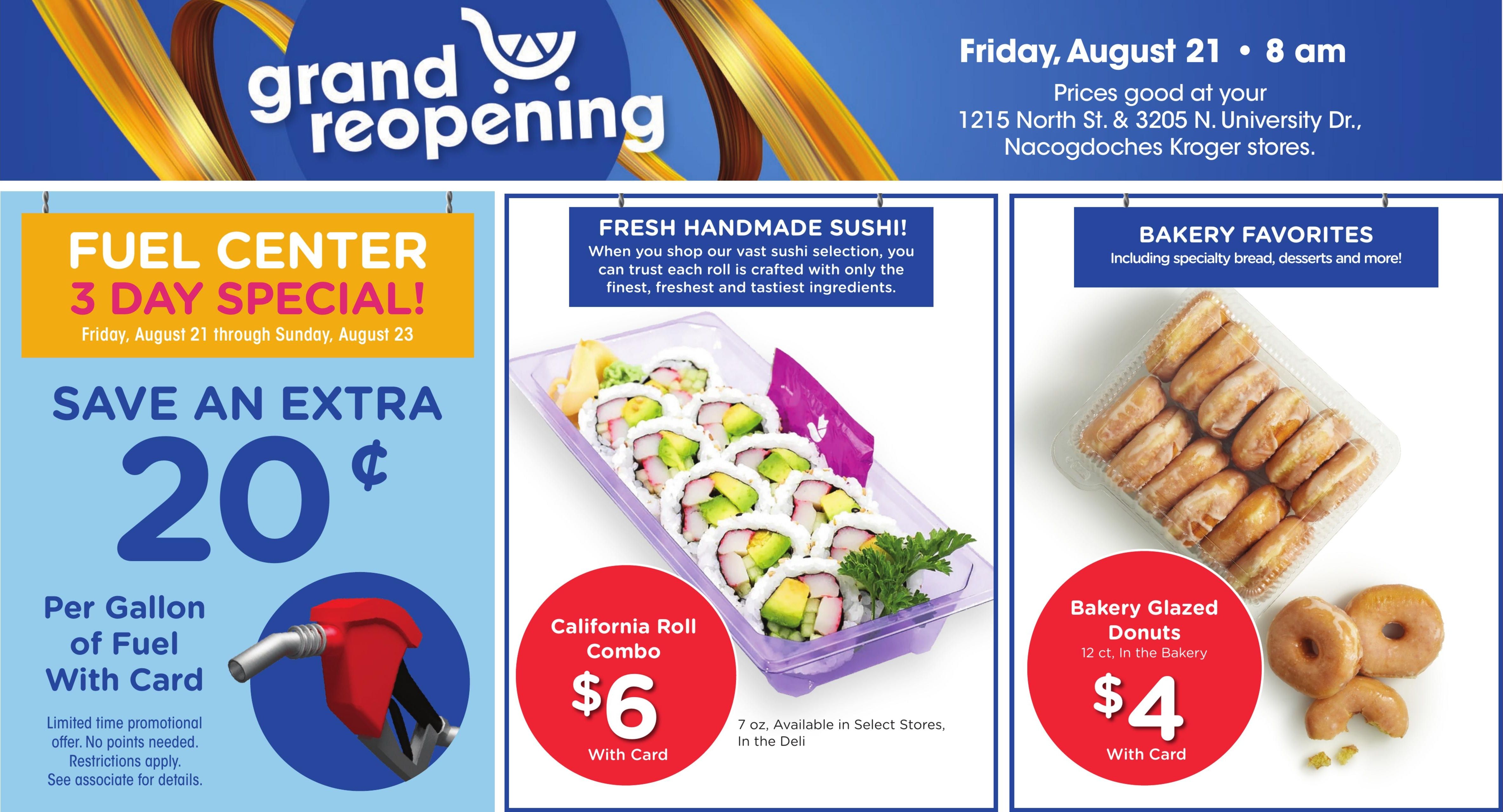 Kroger (Lufkin-Timpson Area, TX) Weekly Ad August 19 - 25, 2026