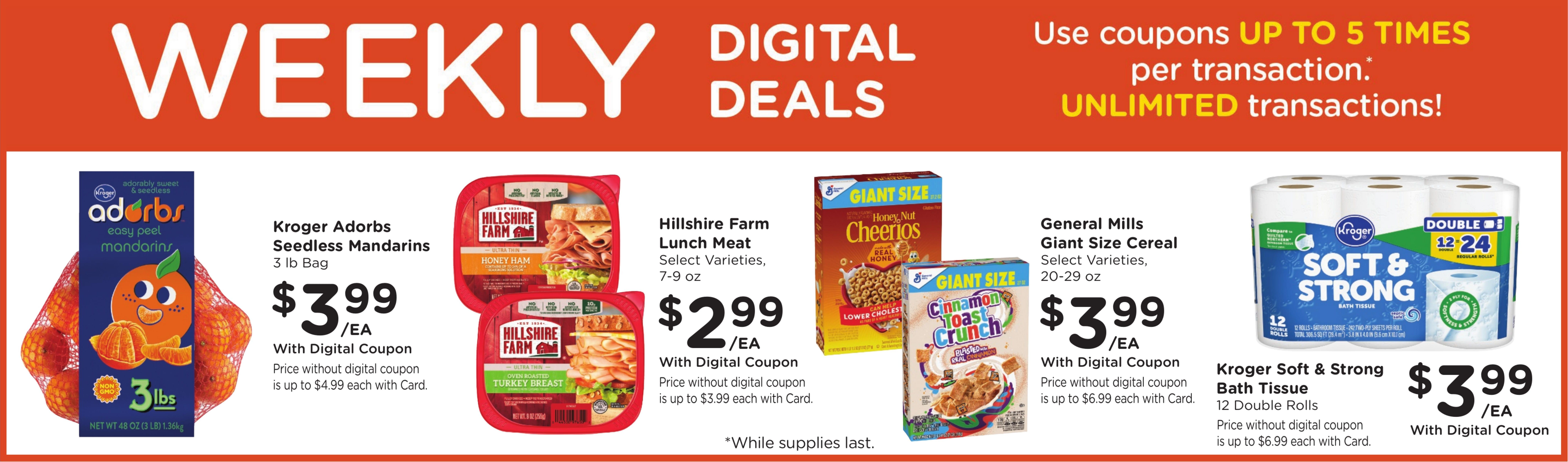 Kroger (Lufkin-Timpson Area, TX) Weekly Ad August 19 - 25, 2026