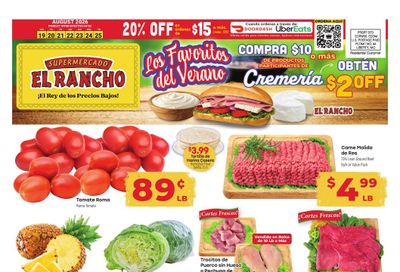 El Rancho Supermercado (McAllen–Edinburg Area, TX) Weekly Ad August 19 - 25, 2026
