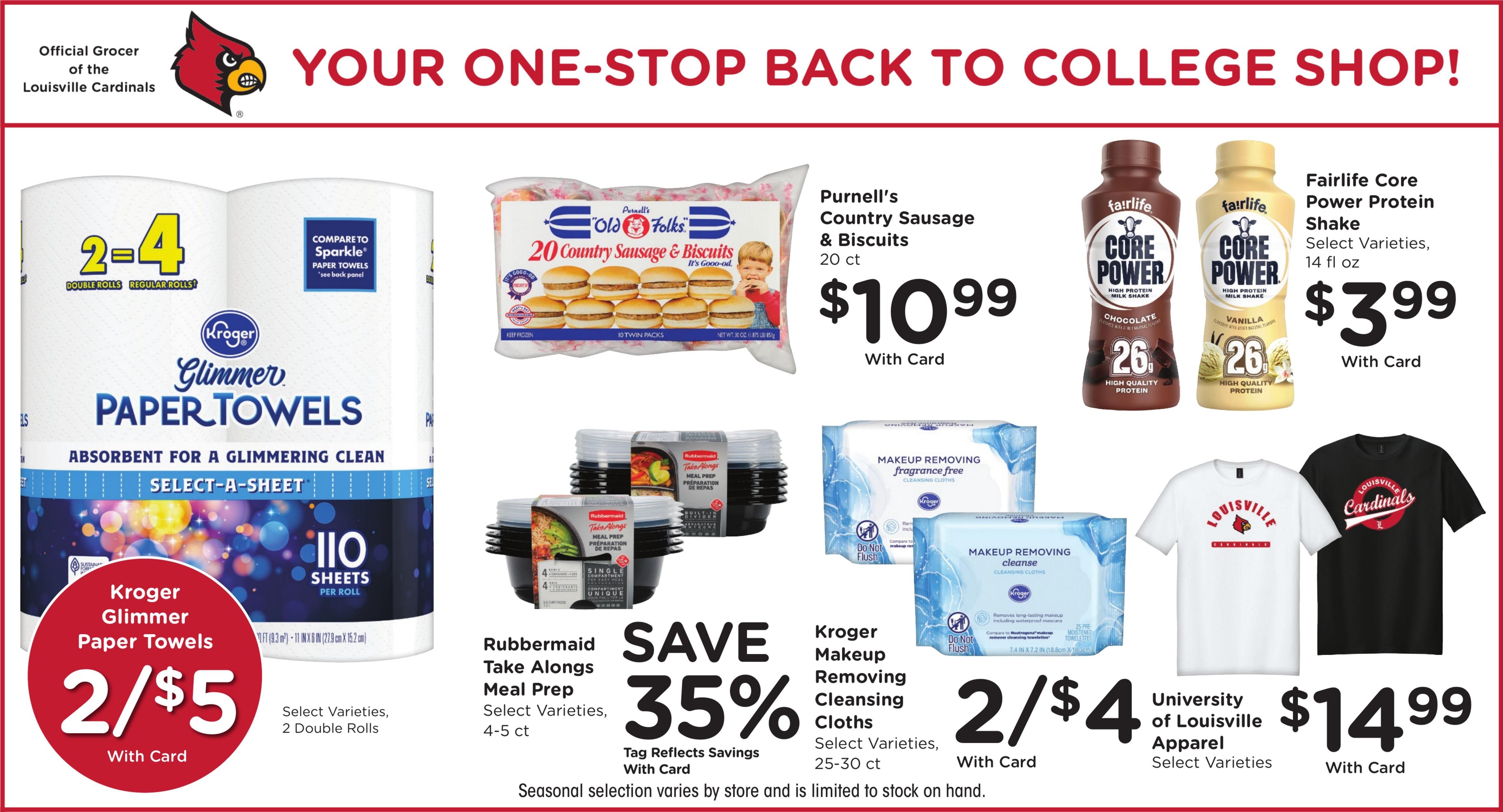 Kroger (Jeffersonville–New Albany Area, IN) Weekly Ad August 19 - 25, 2026