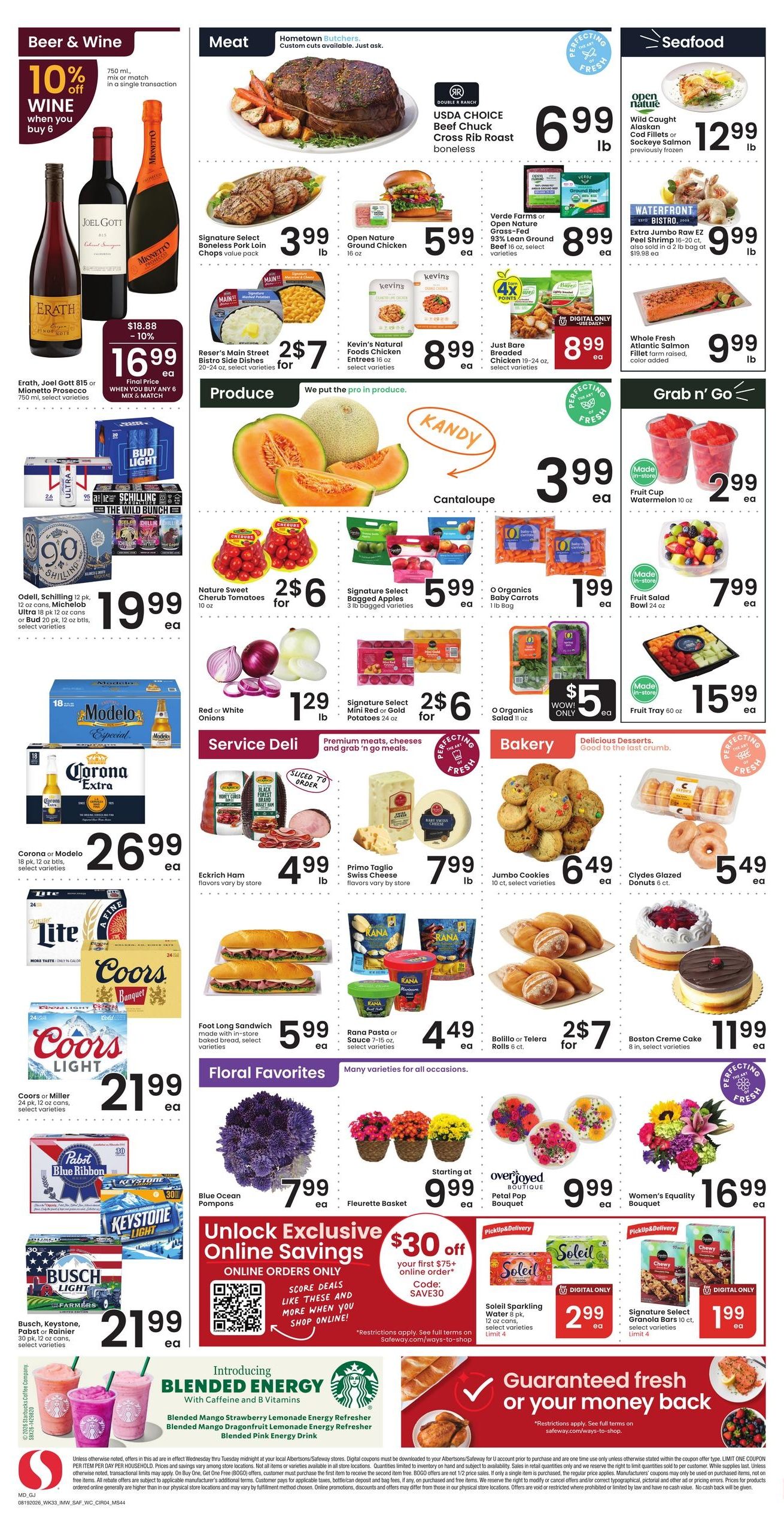 Safeway (Ridgway–Hotchkiss Area, CO) Weekly Ad August 19 - 25, 2026