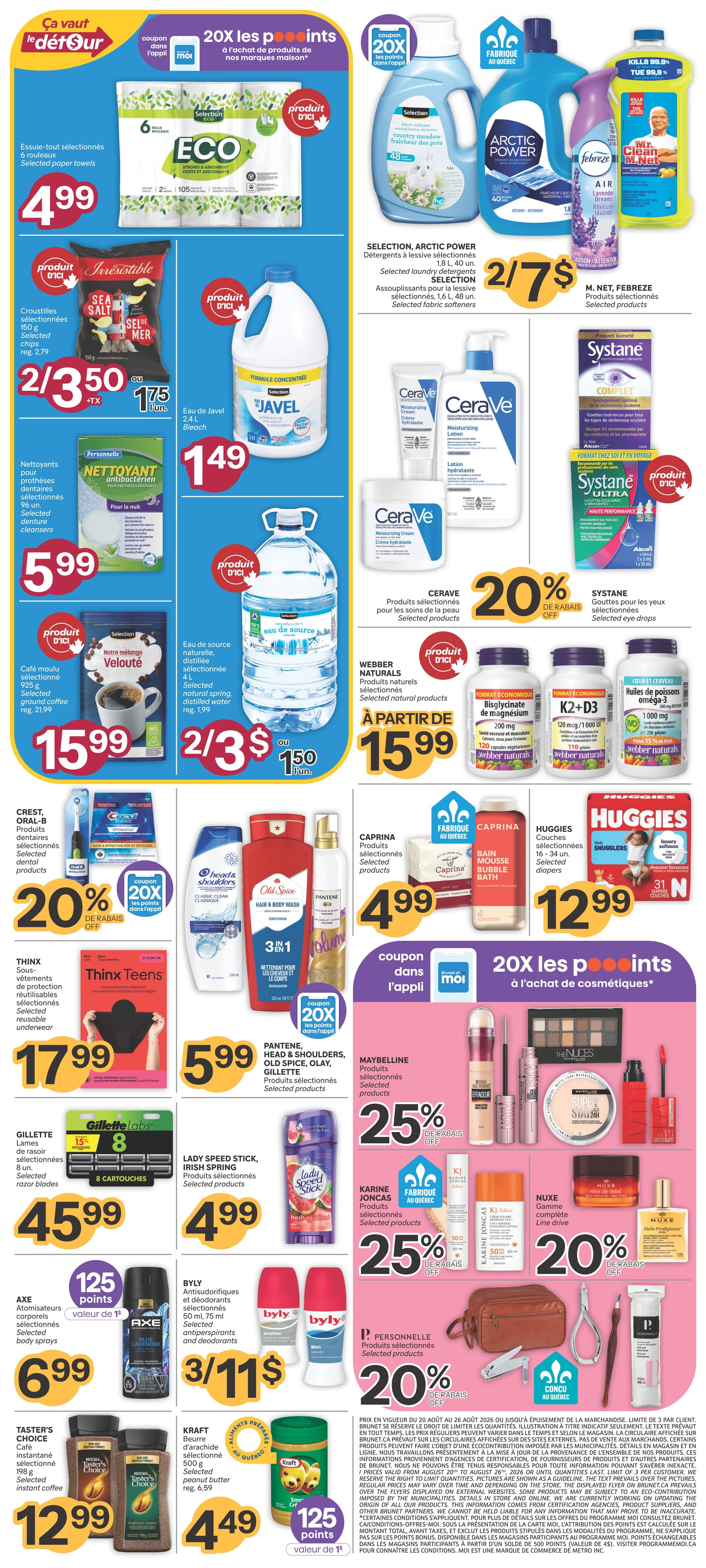 Brunet Flyer August 20 to 26