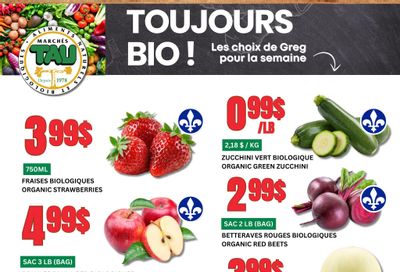 Marches Tau Produce Flyer August 17 to 23