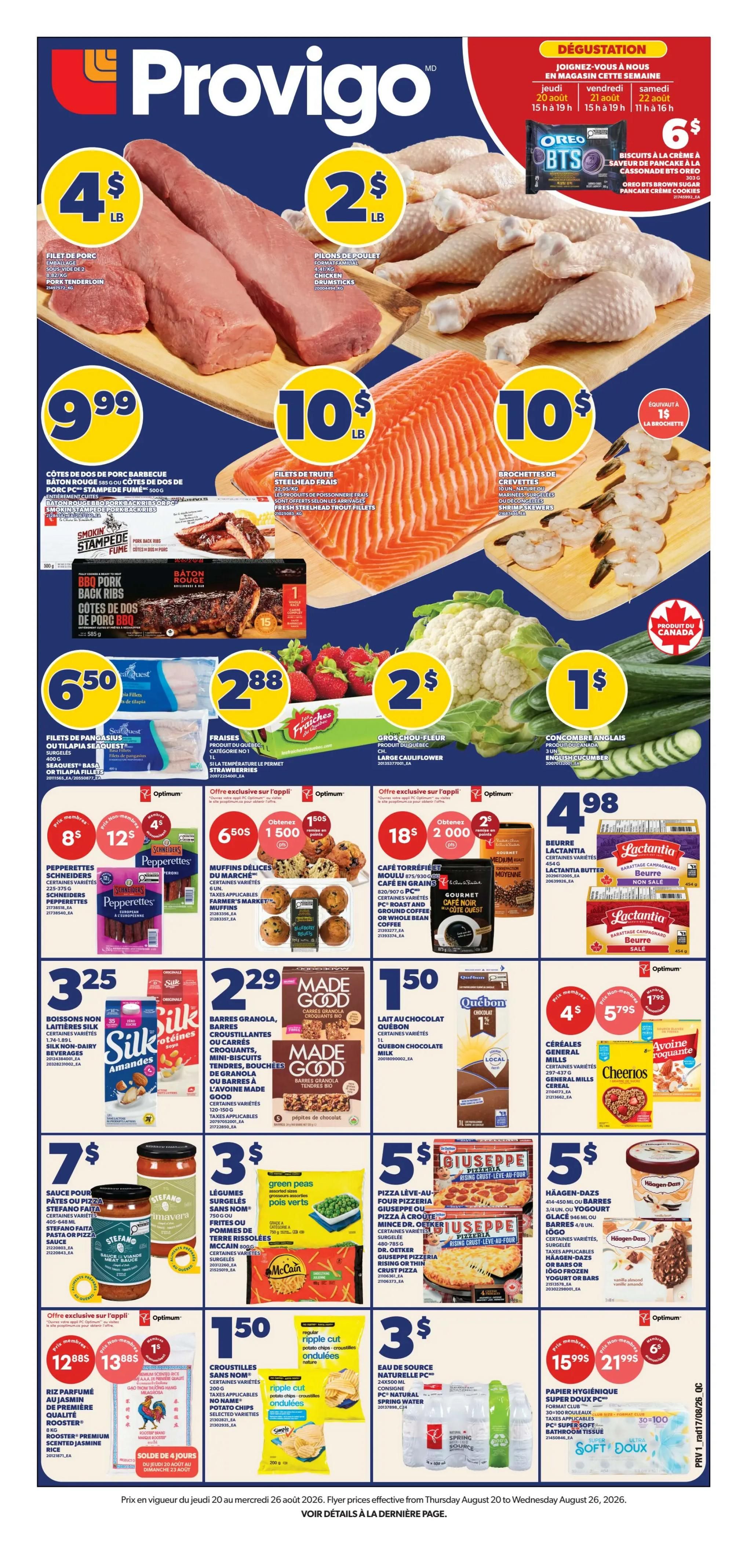 Provigo Flyer August 20 to 26