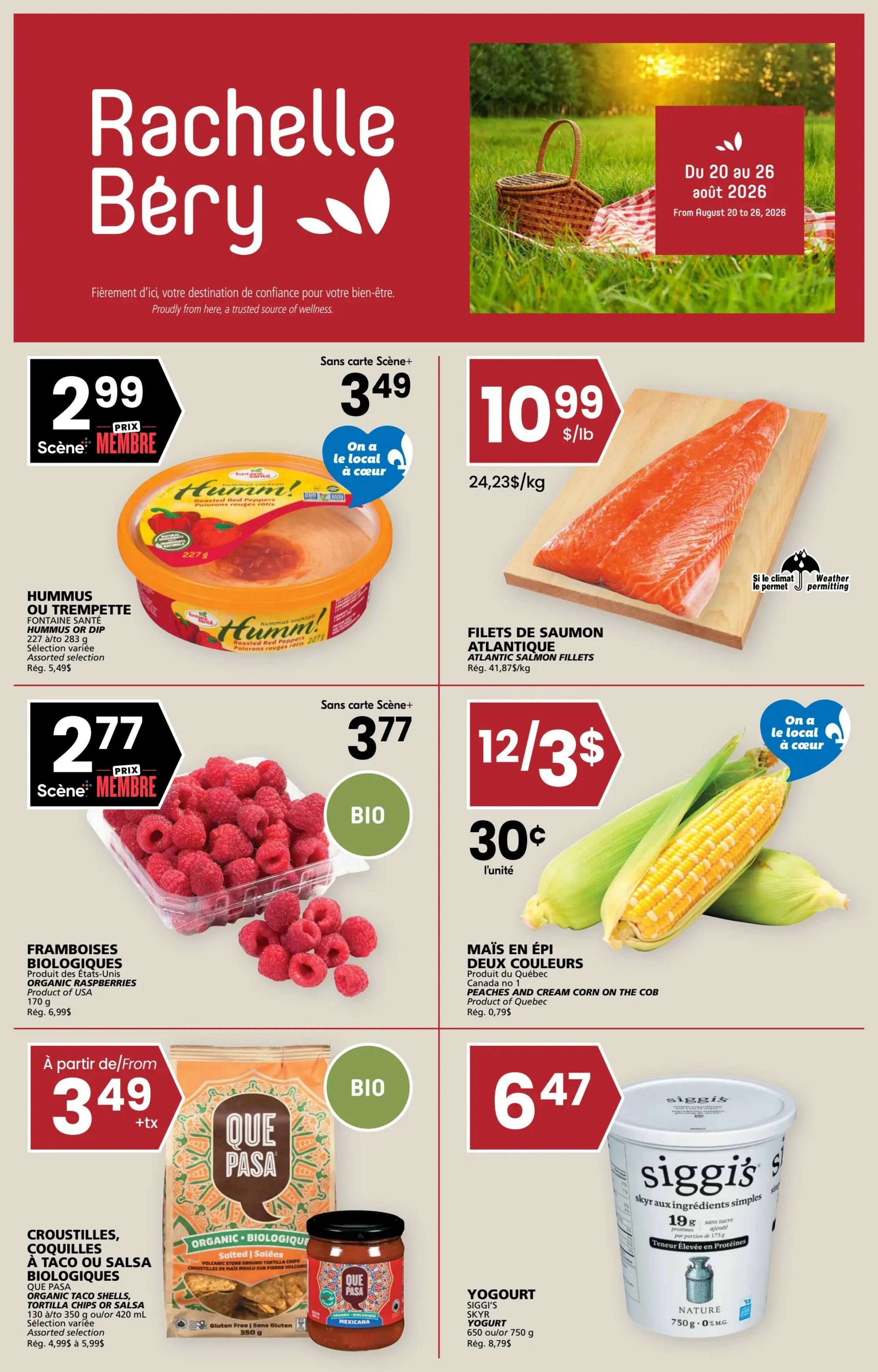 Rachelle Bery Grocery Flyer August 20 to 26
