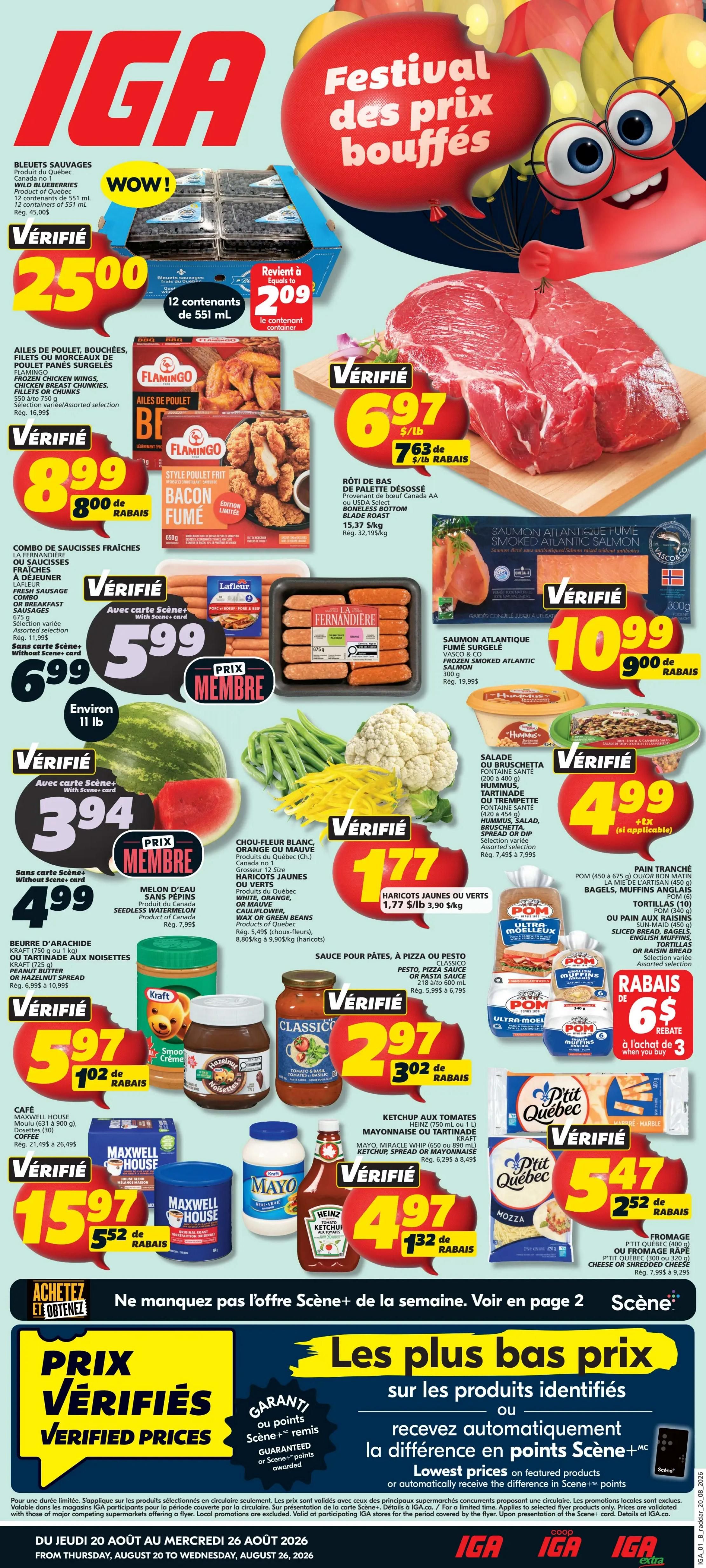 IGA (QC) Flyer August 20 to 26
