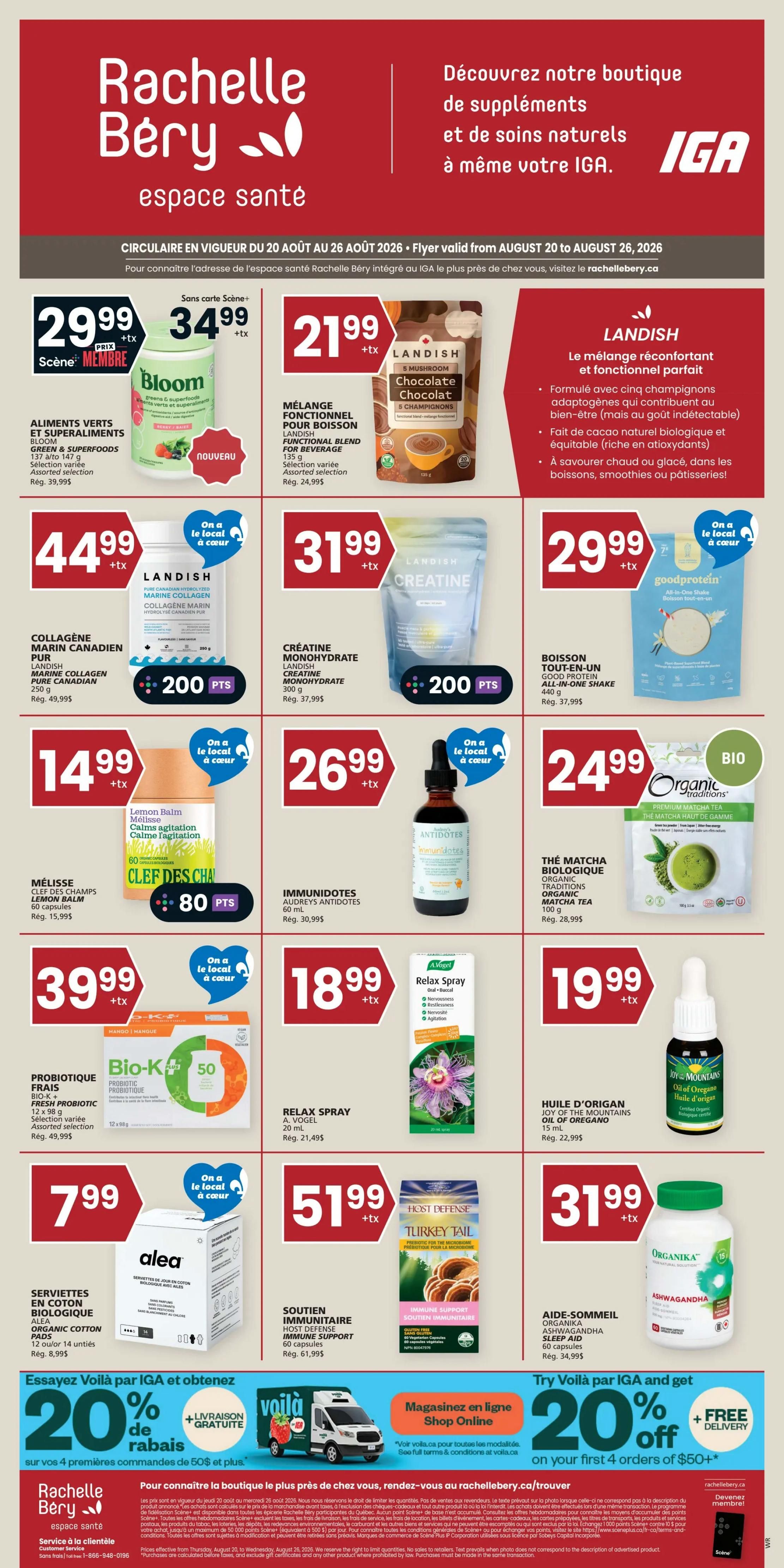 IGA (QC) Flyer August 20 to 26