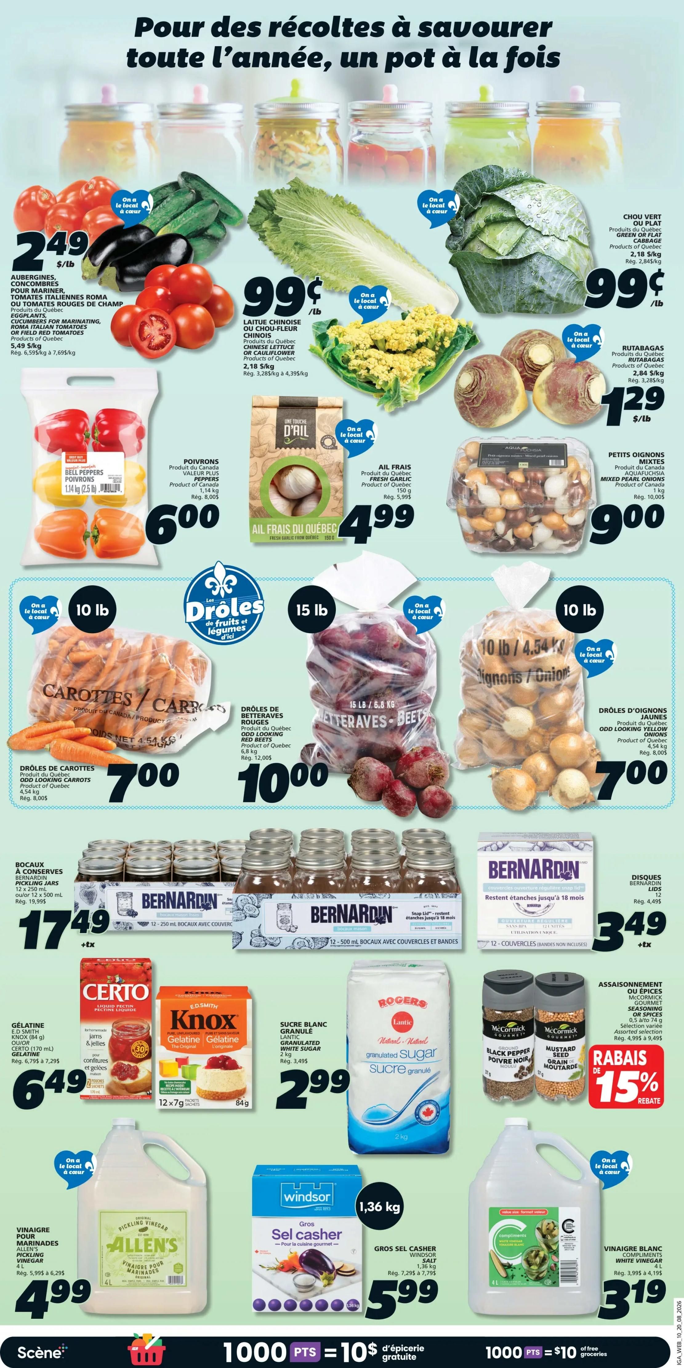 IGA (QC) Flyer August 20 to 26