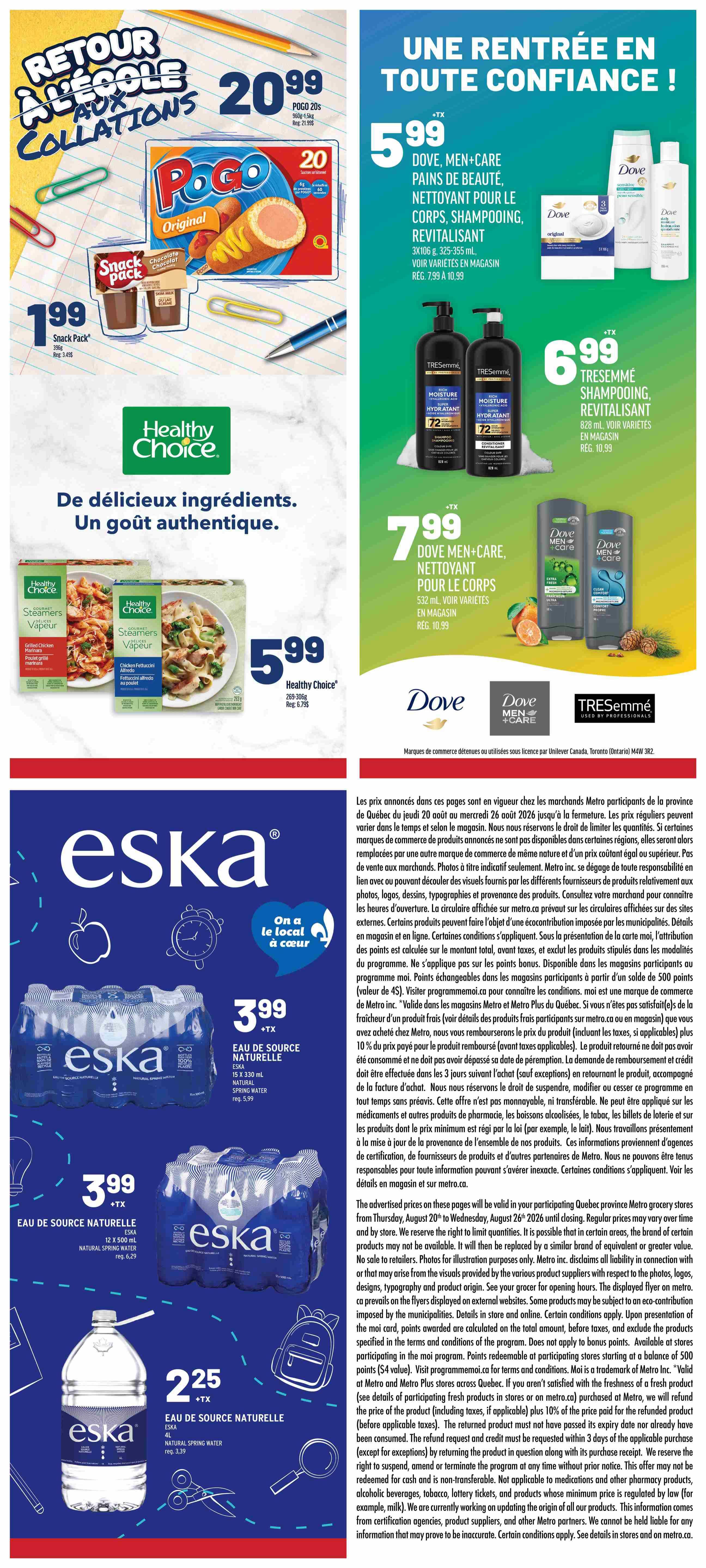 Metro (QC) Flyer August 20 to 26