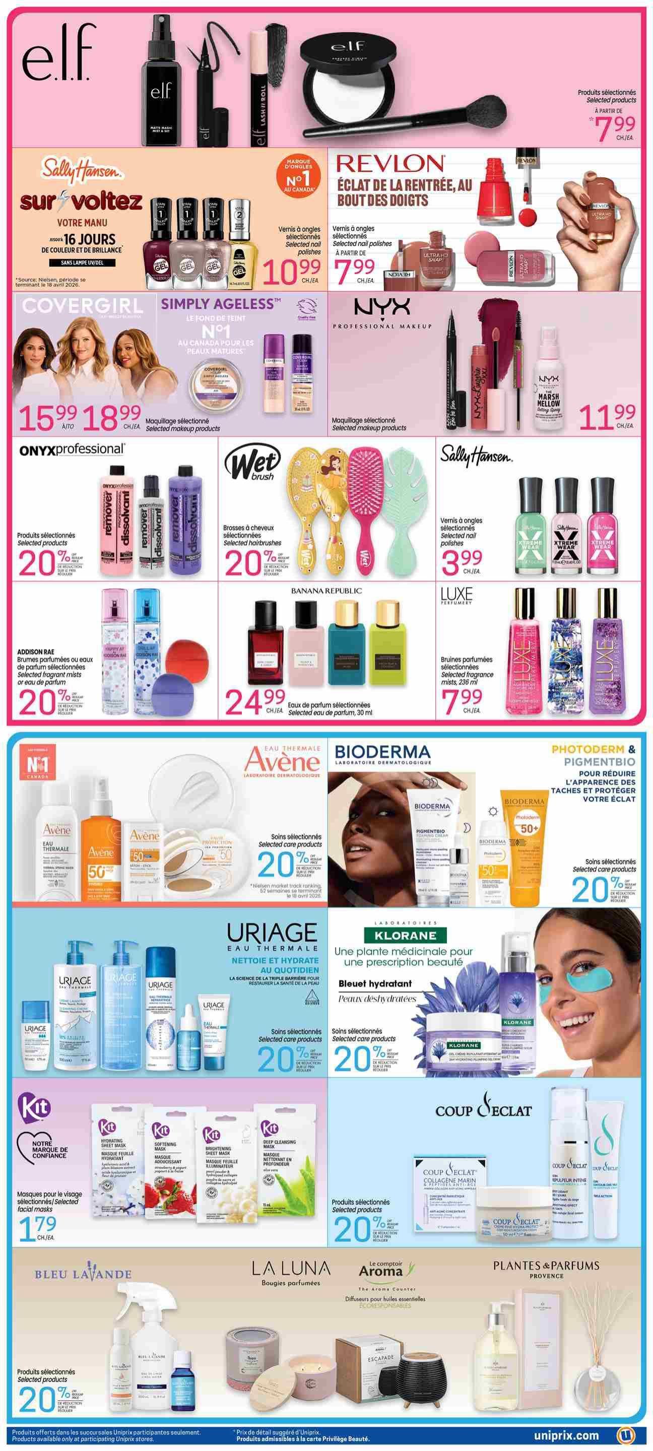 Uniprix Flyer August 20 to 26