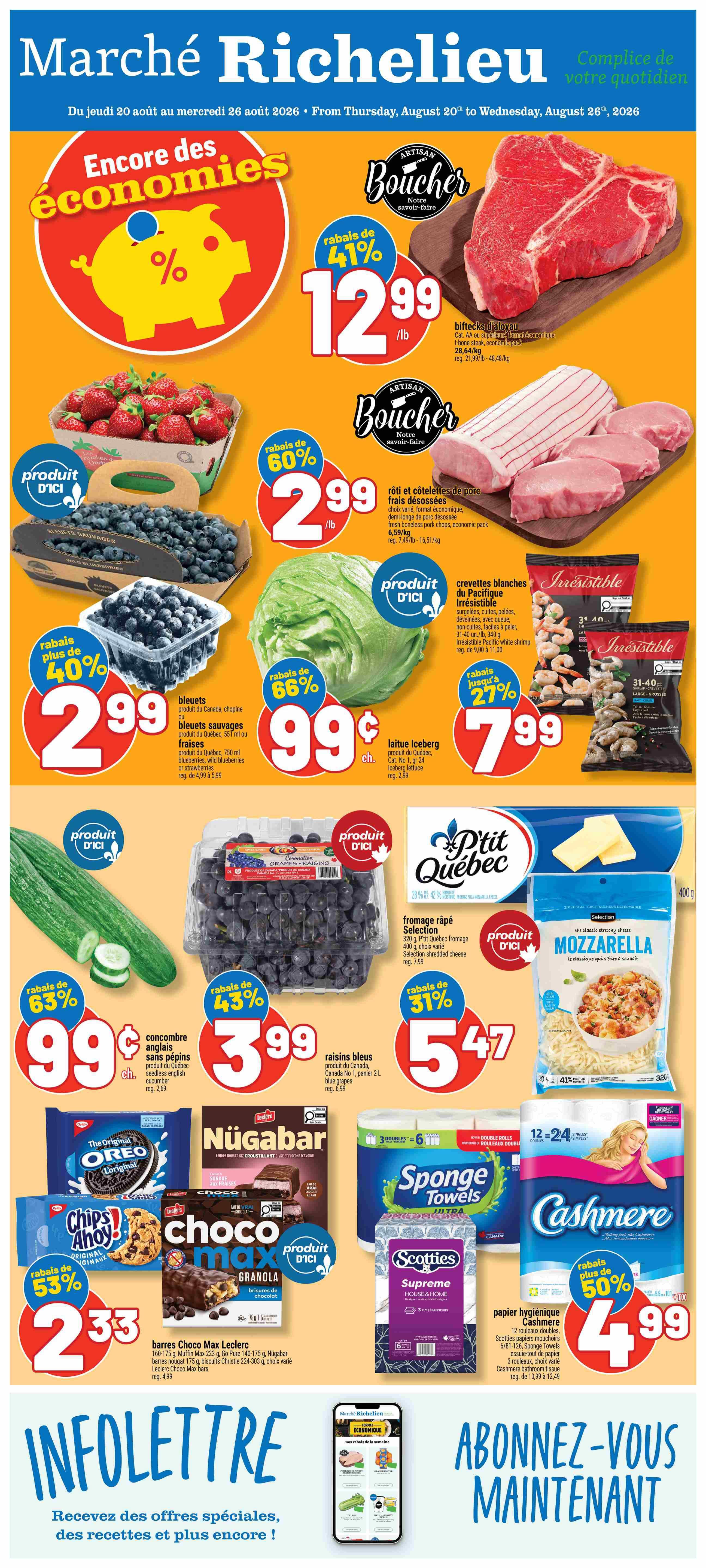 Marche Richelieu Flyer August 20 to 26