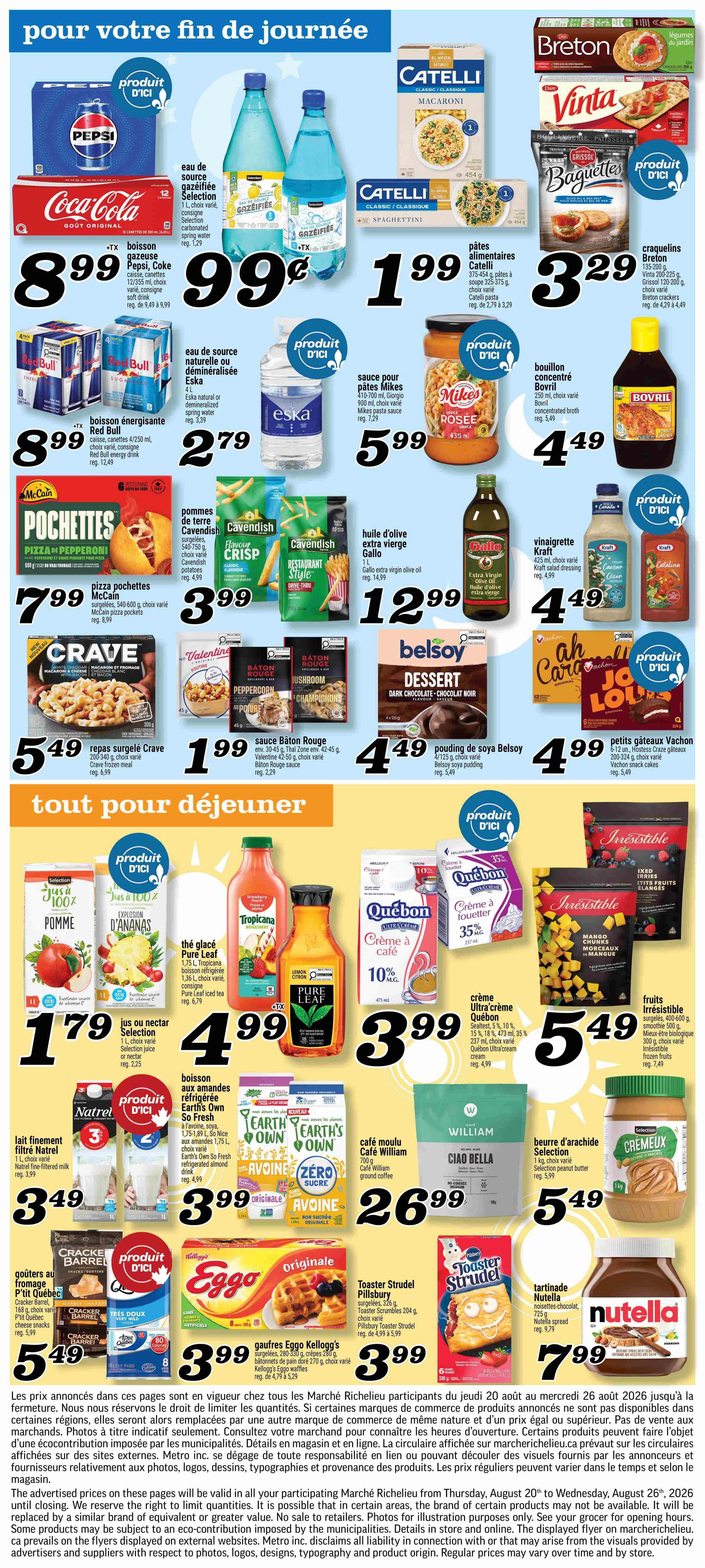 Marche Richelieu Flyer August 20 to 26