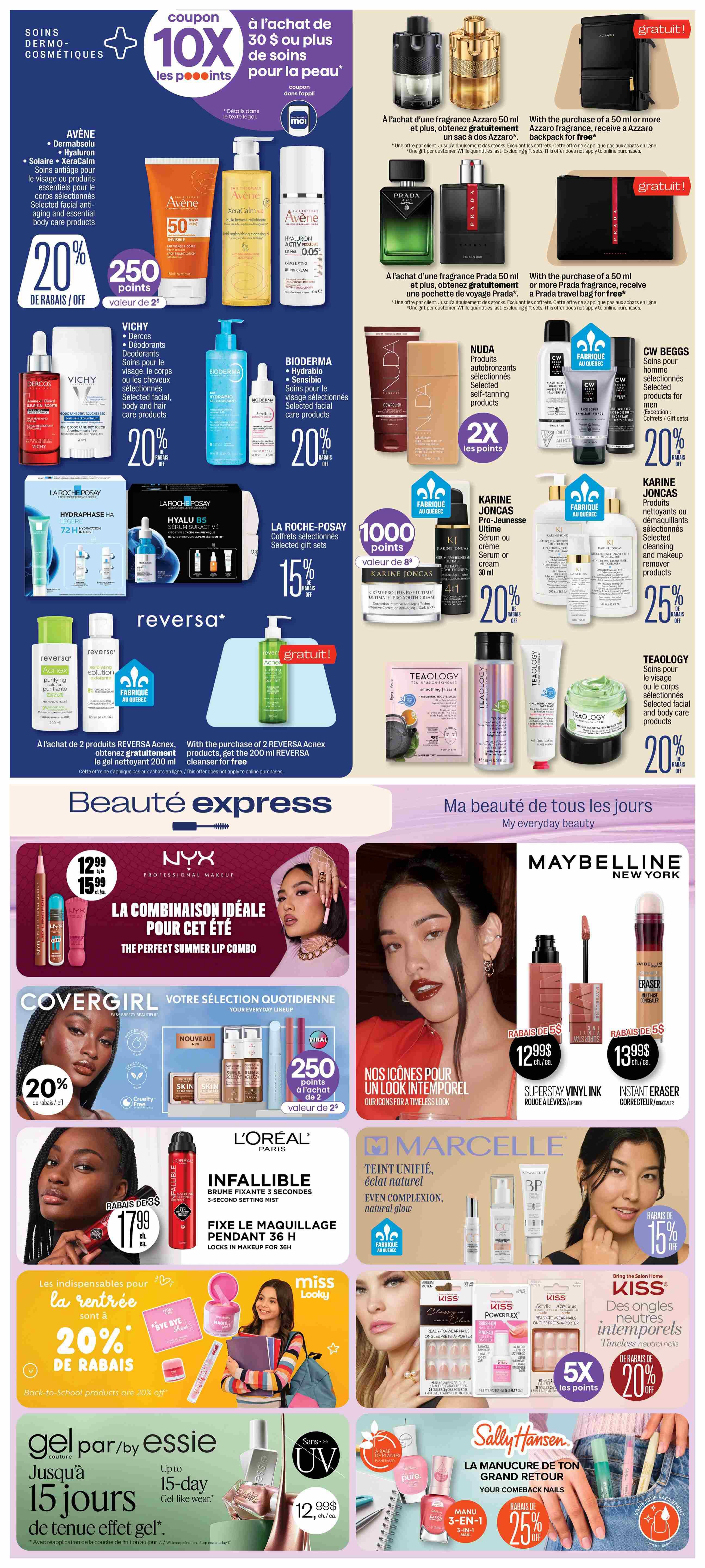 Jean Coutu Flyer August 20 to 26