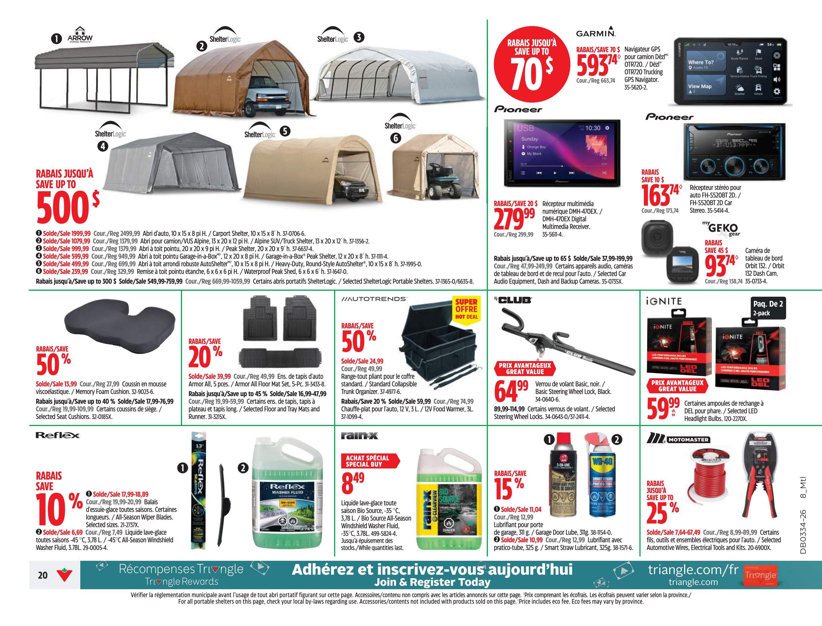 Canadian Tire (QC) Flyer August 20 to 26