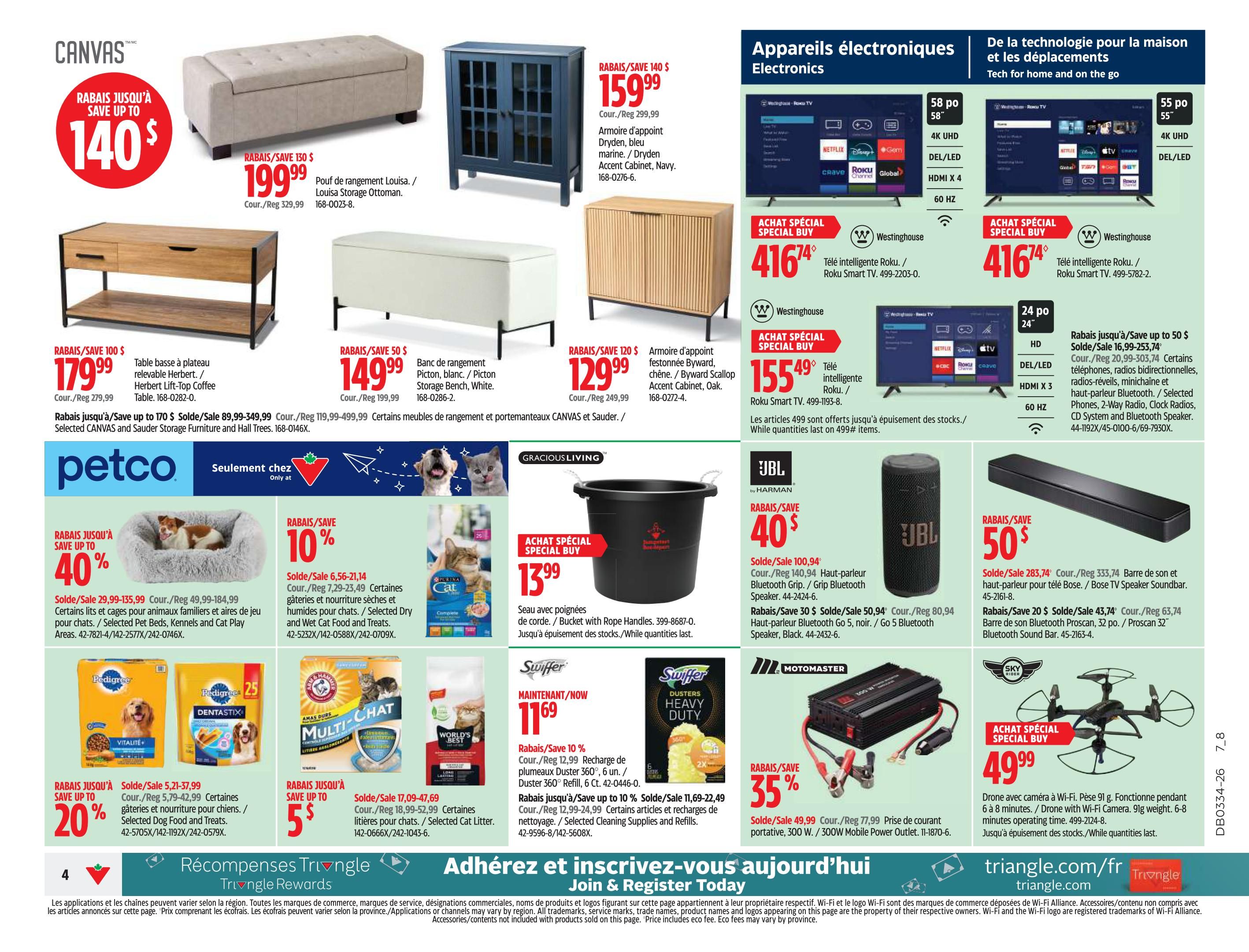 Canadian Tire (QC) Flyer August 20 to 26