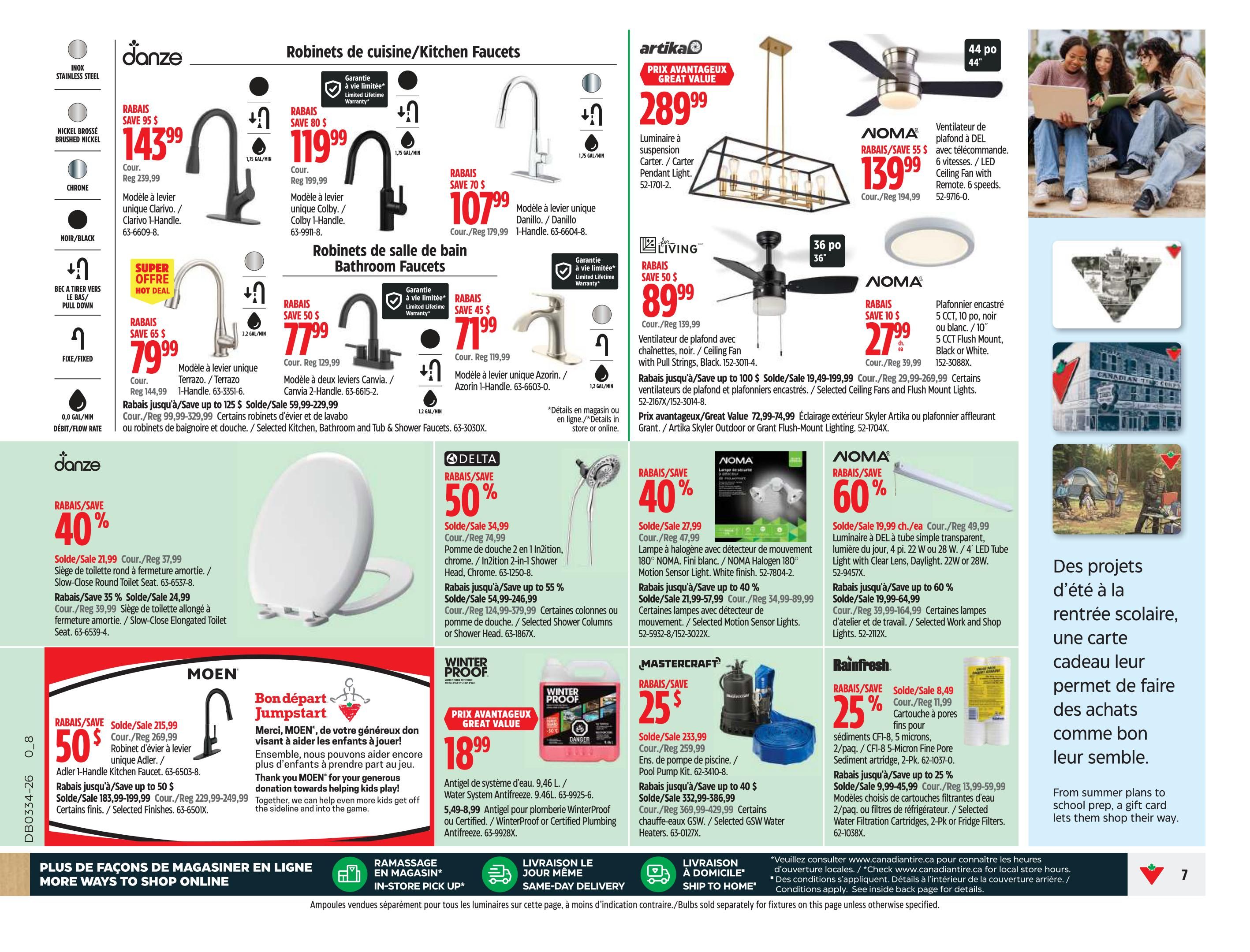 Canadian Tire (QC) Flyer August 20 to 26