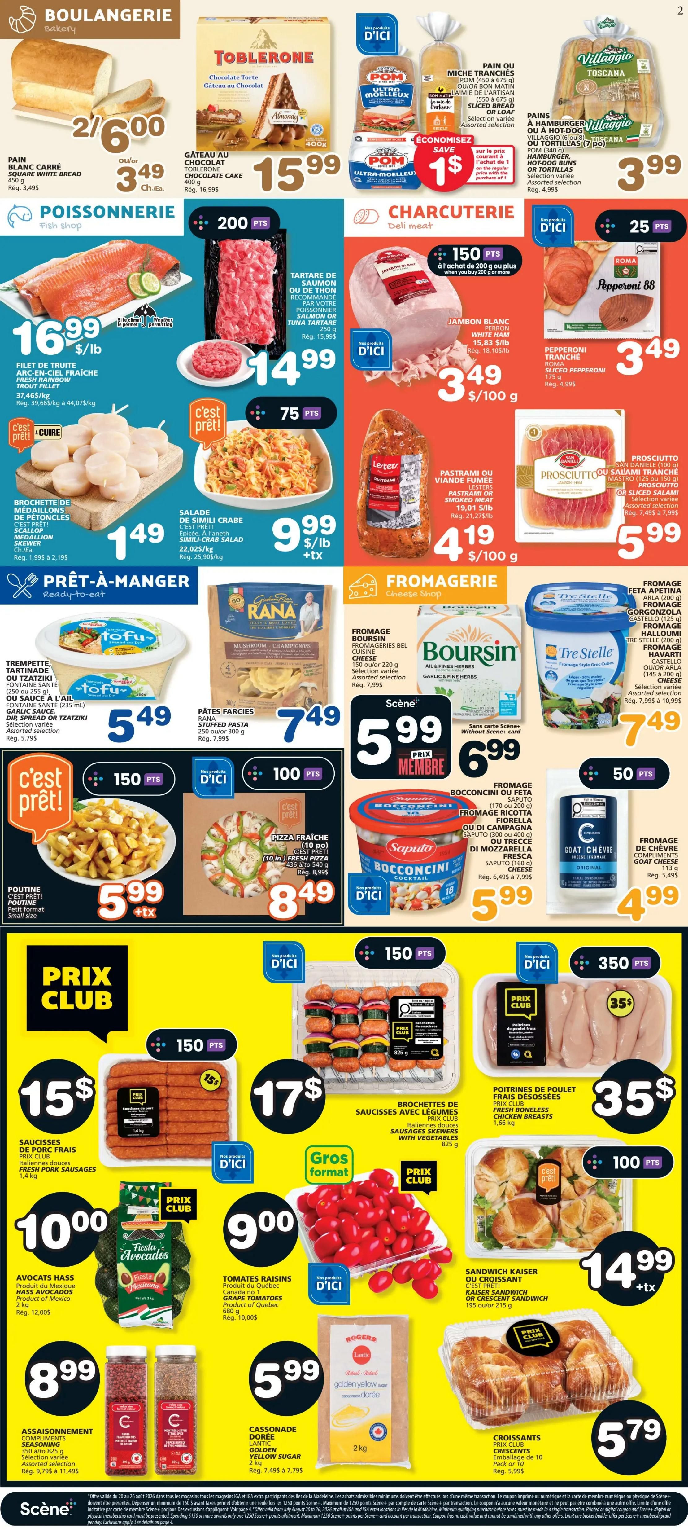 Coop IGA (QC) Flyer August 20 to 26