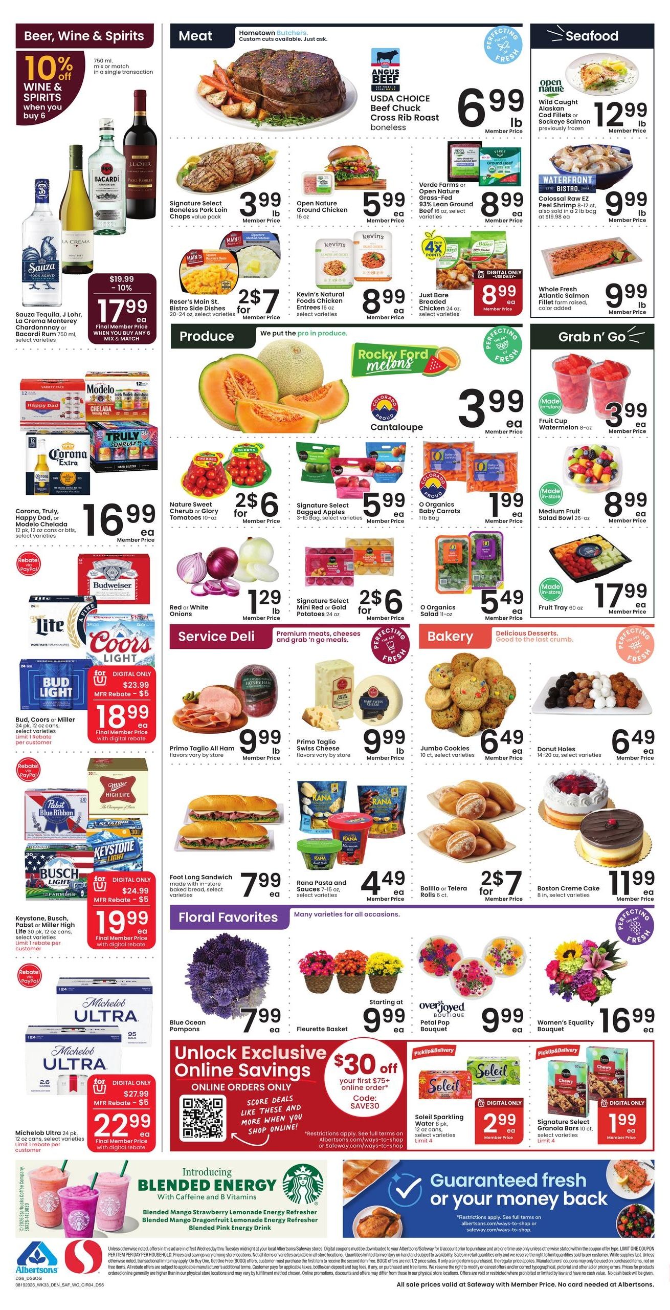 Safeway (CO, NE) Weekly Ad August 19 - 25, 2026