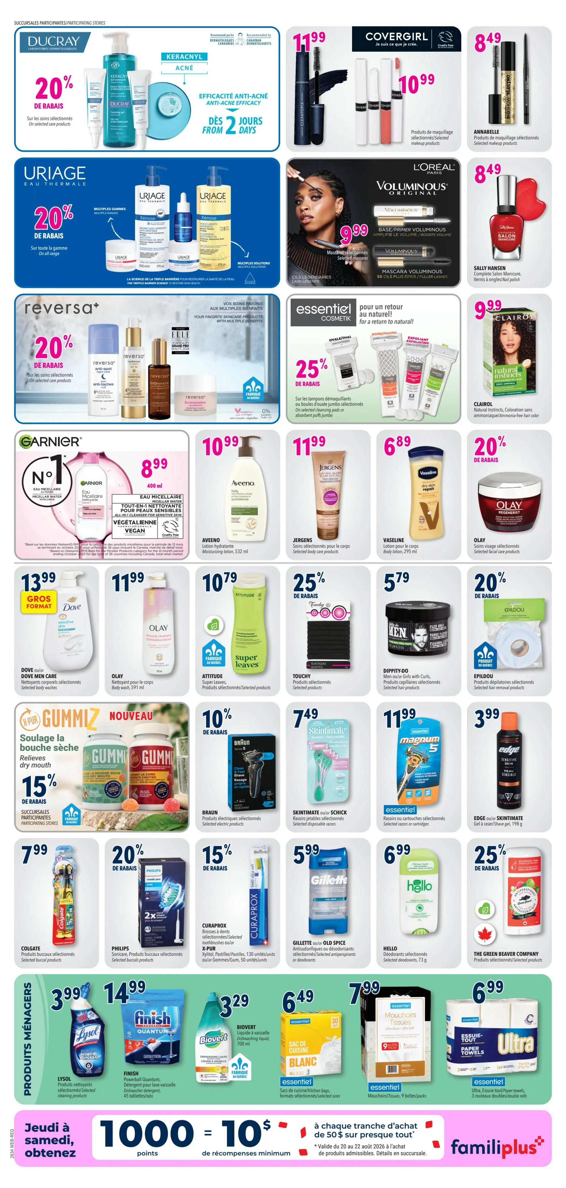 Familiprix Flyer August 20 to 26