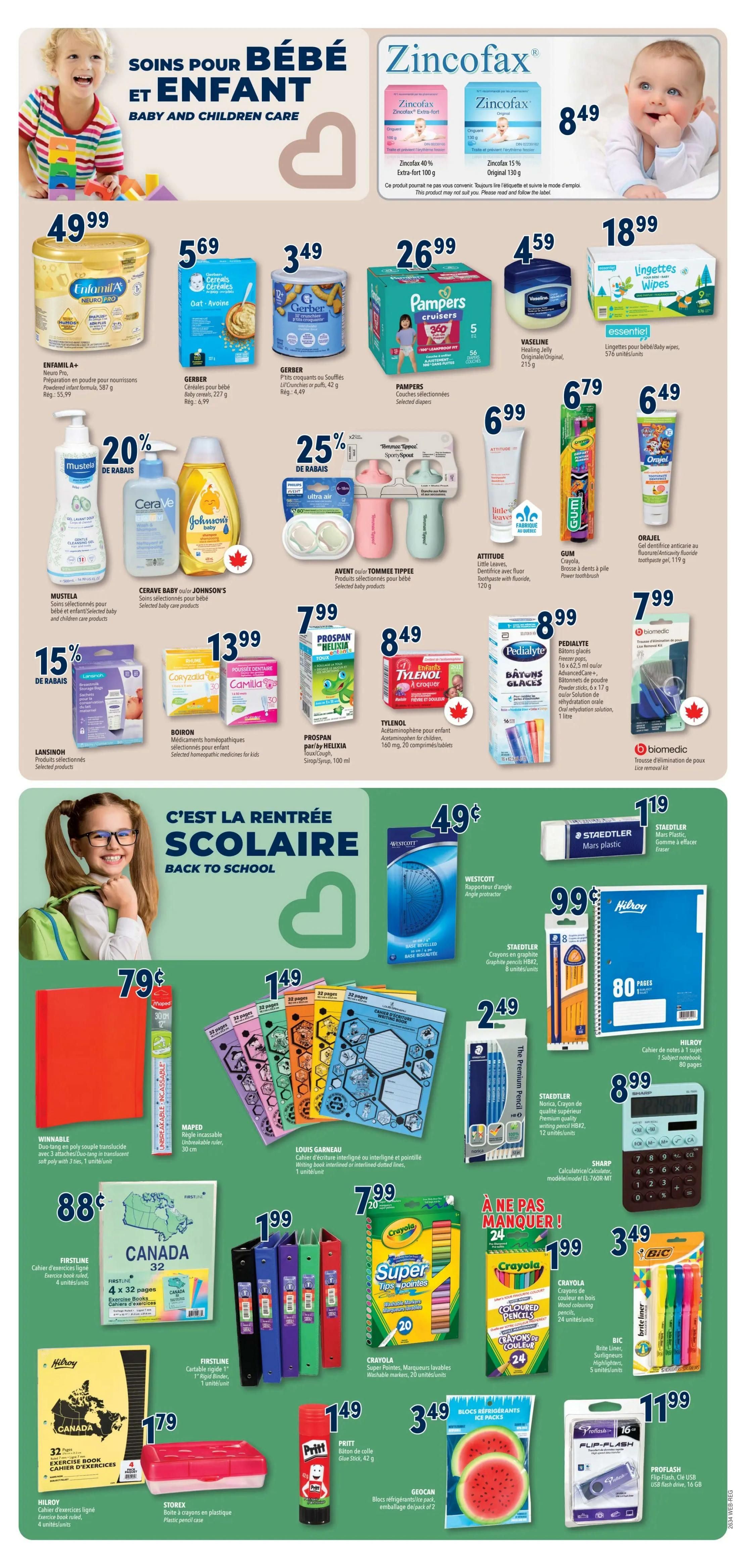 Familiprix Flyer August 20 to 26