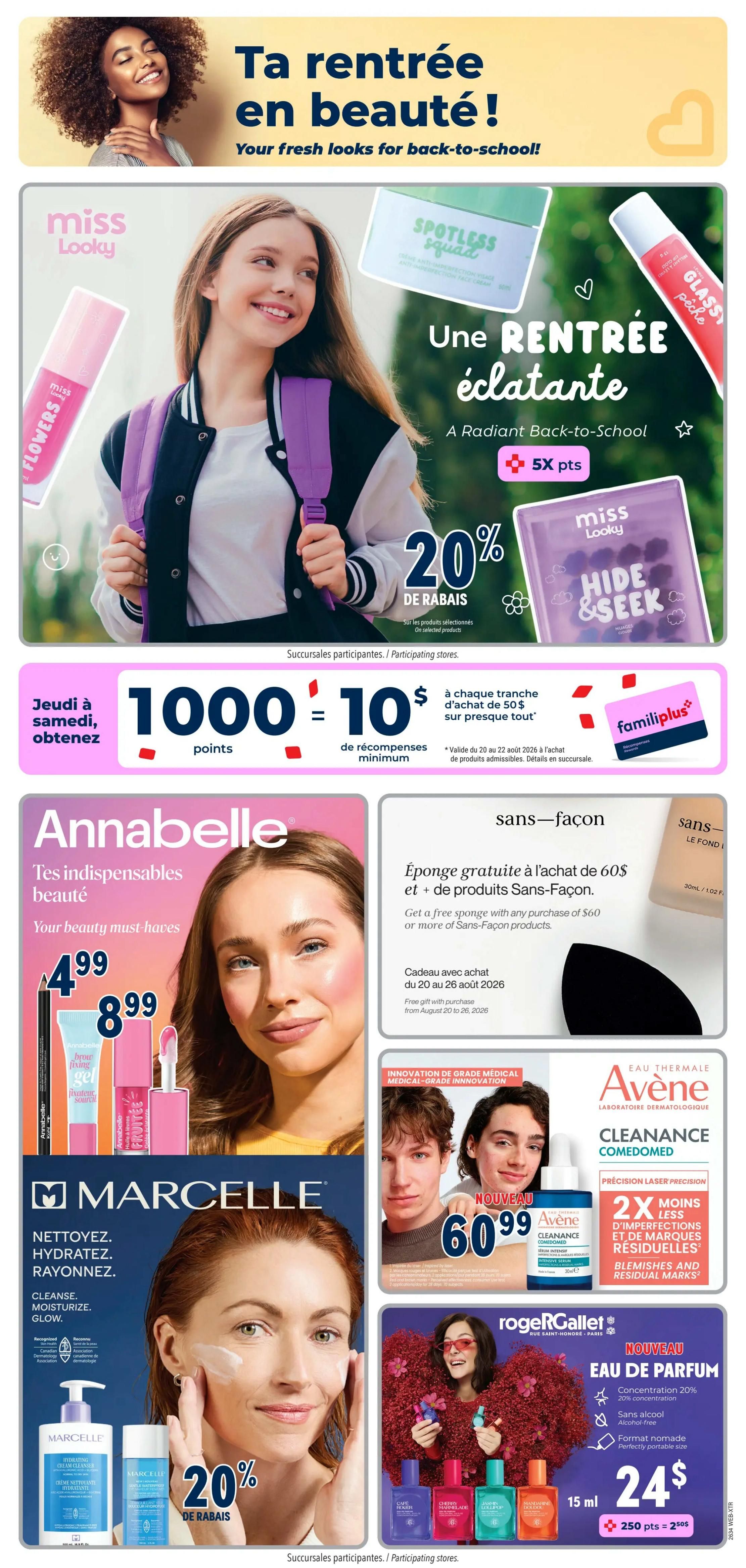 Familiprix Extra Flyer August 20 to 26