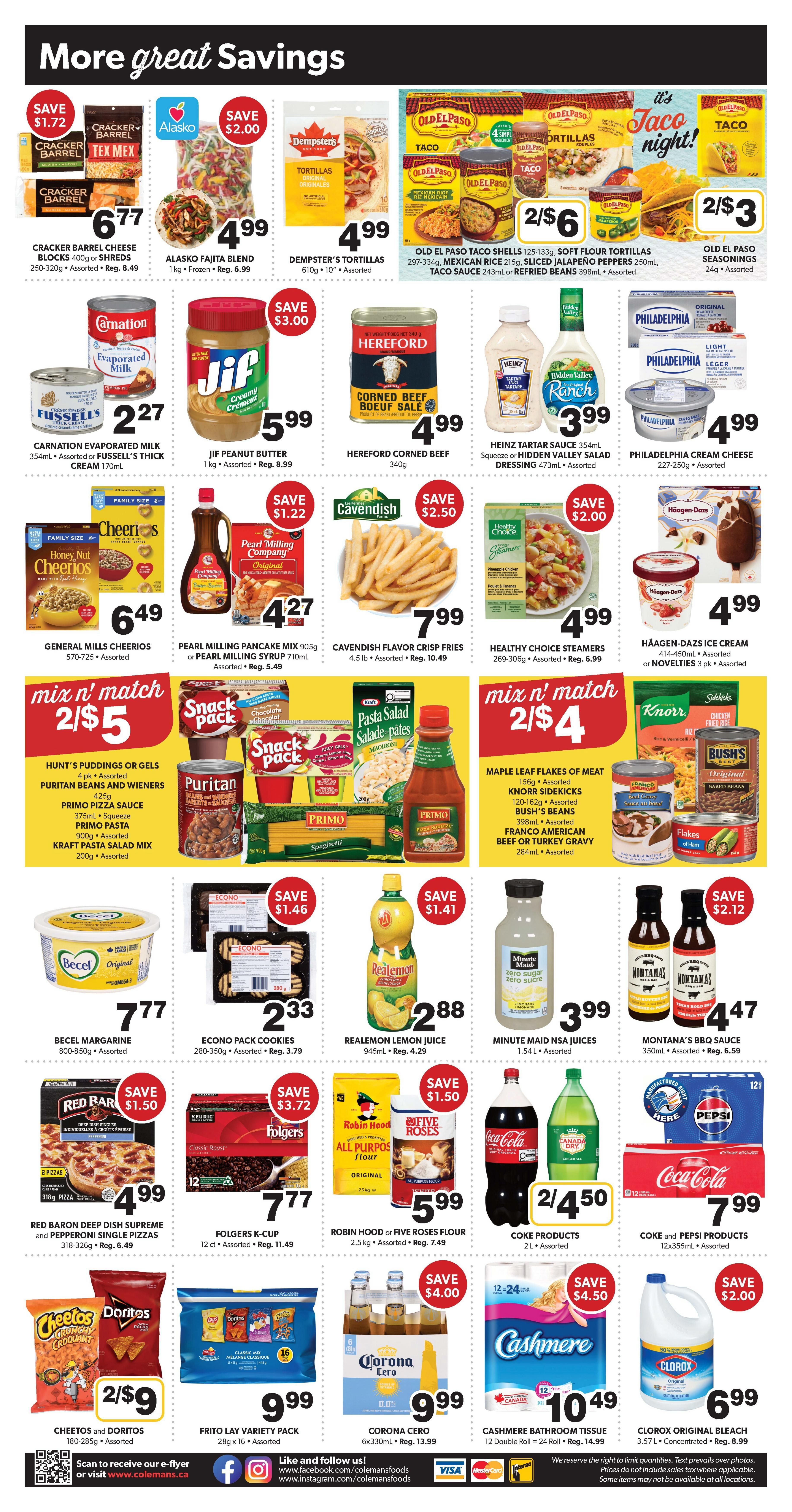 Coleman's Flyer August 20 to 26