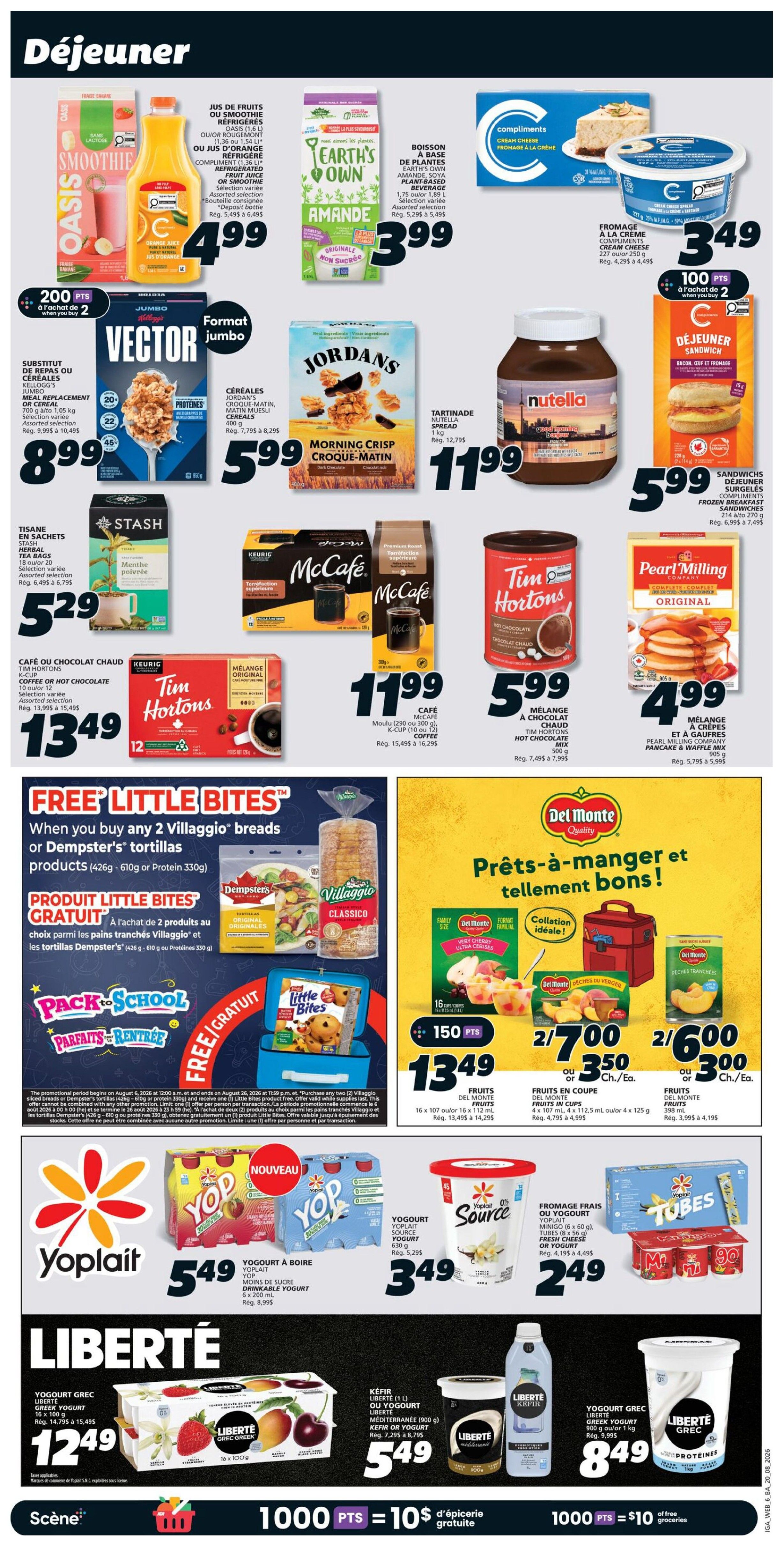IGA (NB) Flyer August 20 to 26