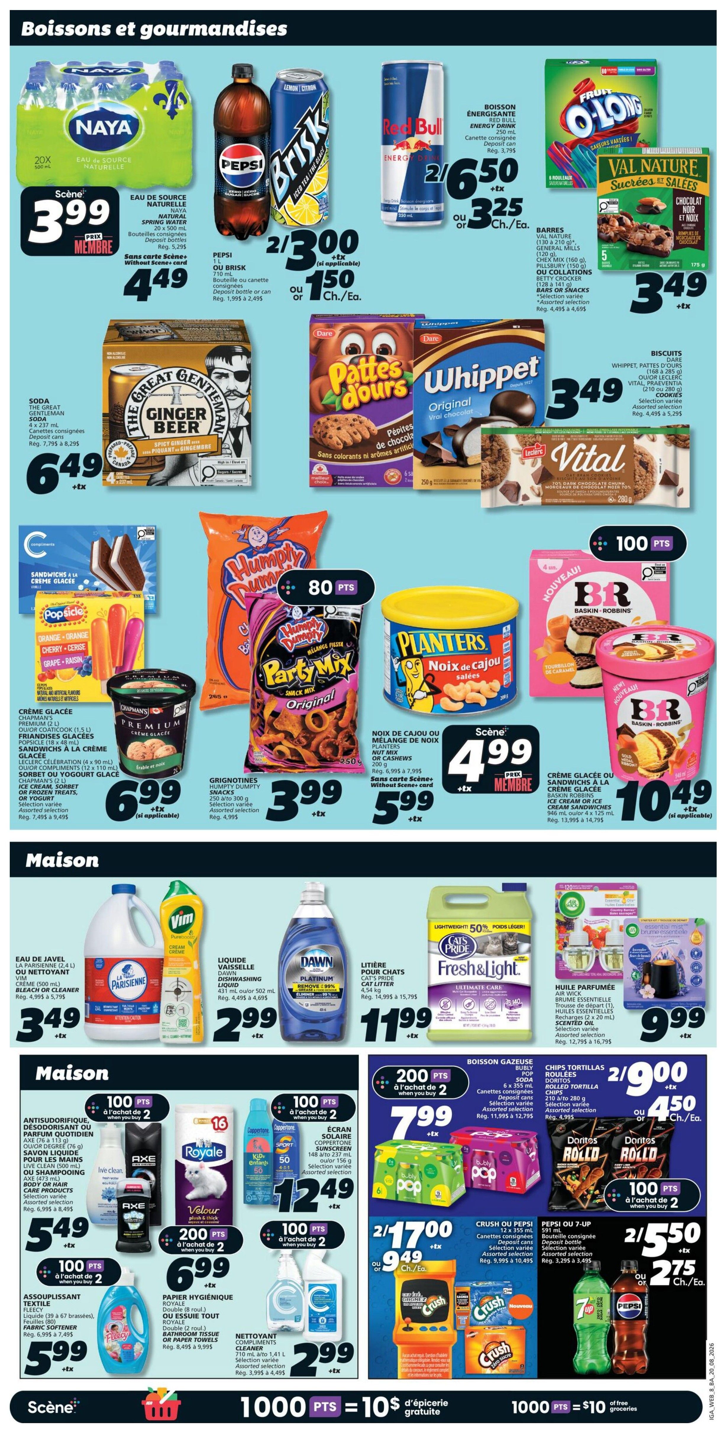 IGA (NB) Flyer August 20 to 26
