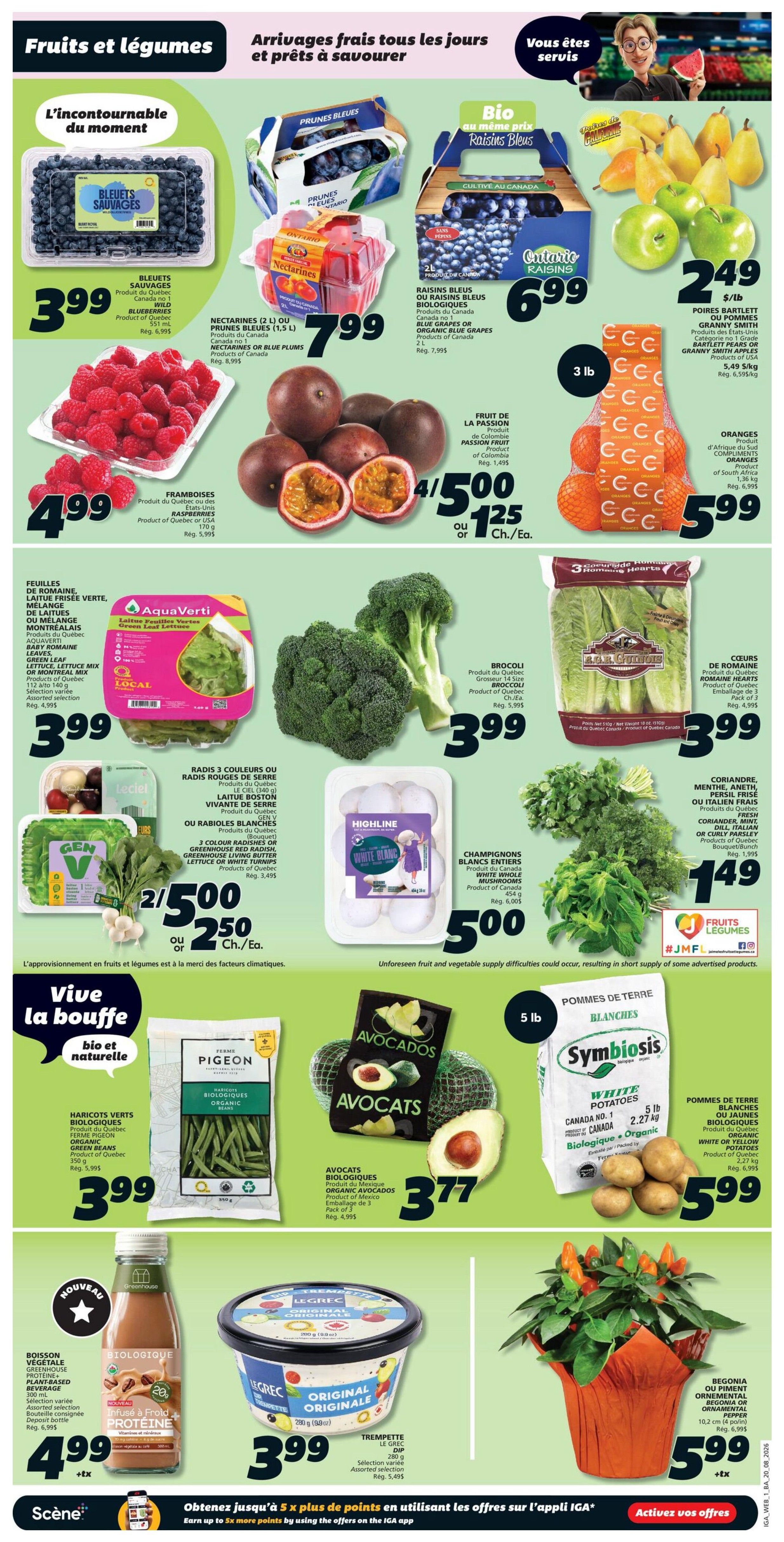 IGA (NB) Flyer August 20 to 26