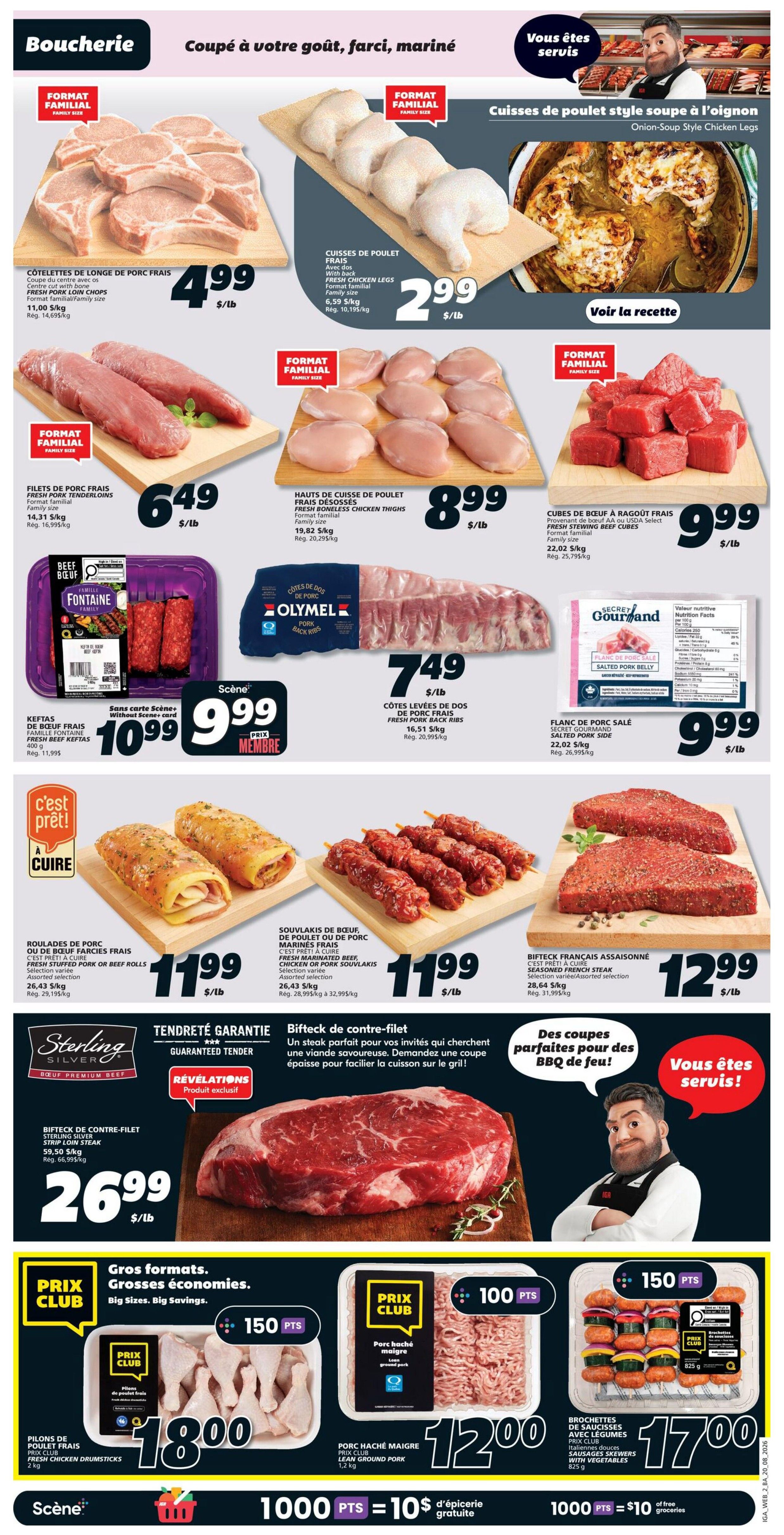 IGA (NB) Flyer August 20 to 26