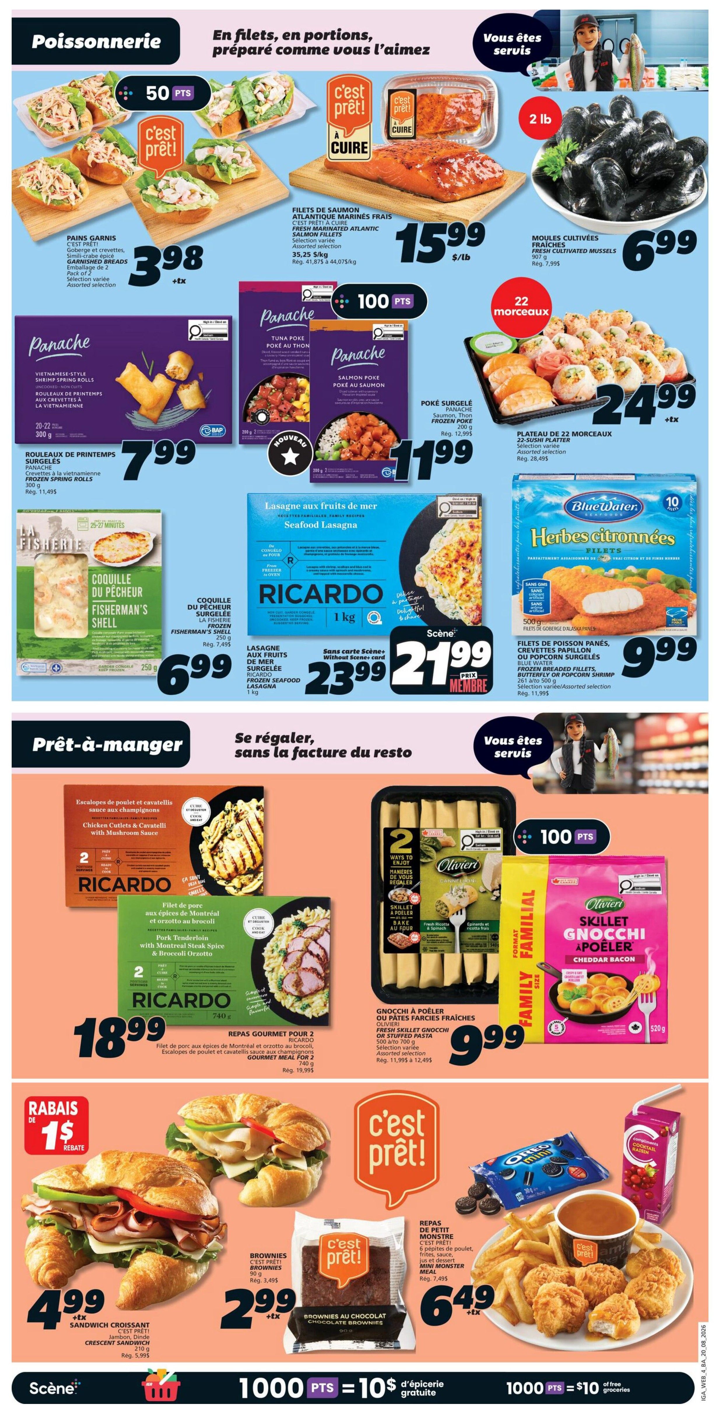 IGA (NB) Flyer August 20 to 26