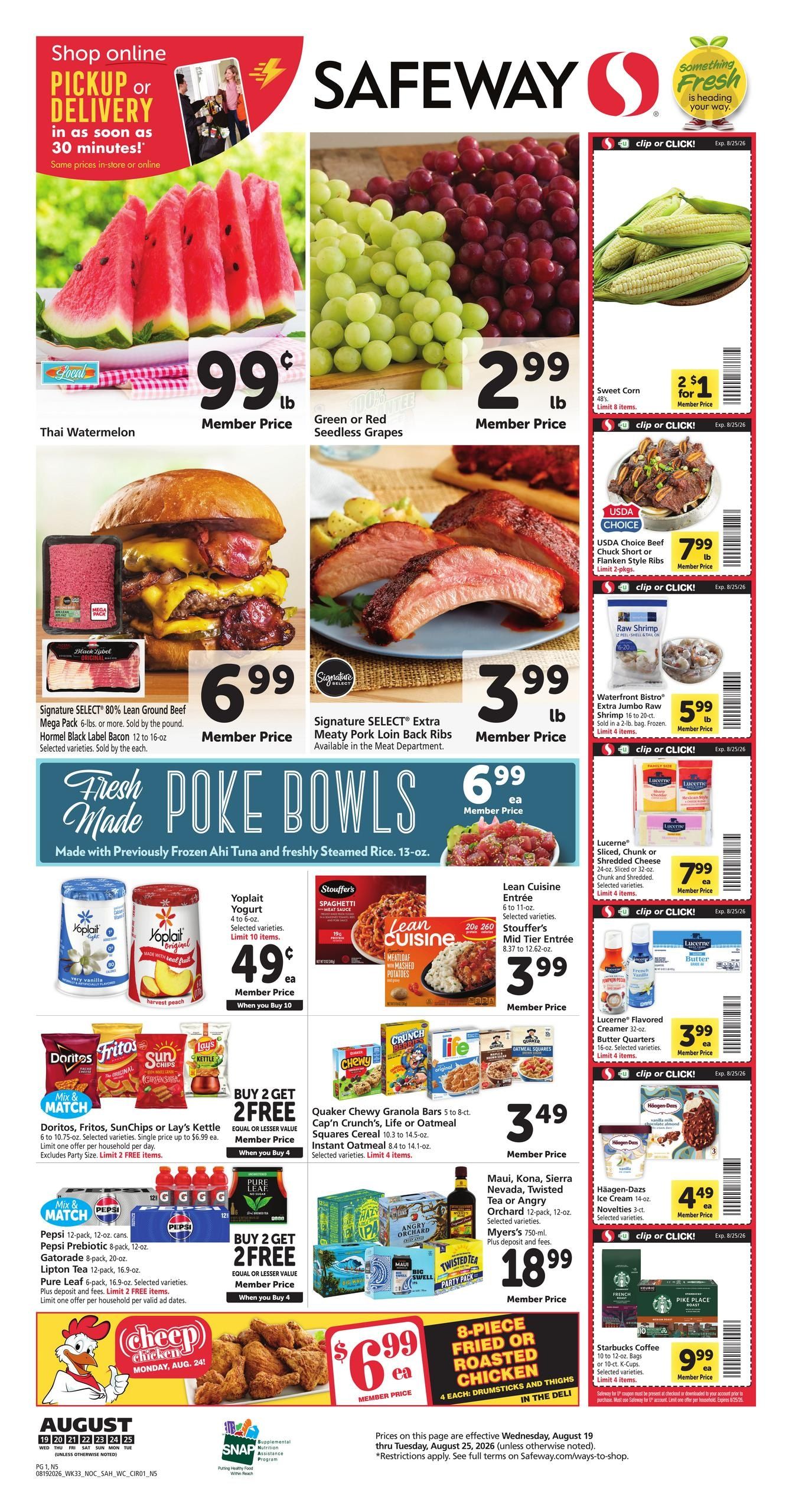 Safeway (HI) Weekly Ad August 19 - 25, 2026