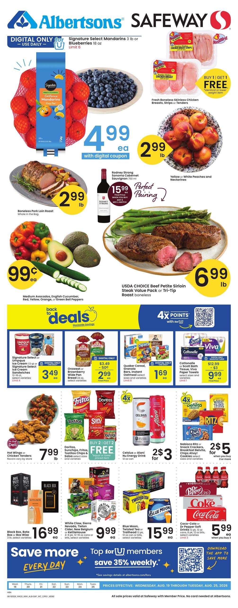Safeway (Helena Area, MT) Weekly Ad August 19 - 25, 2026