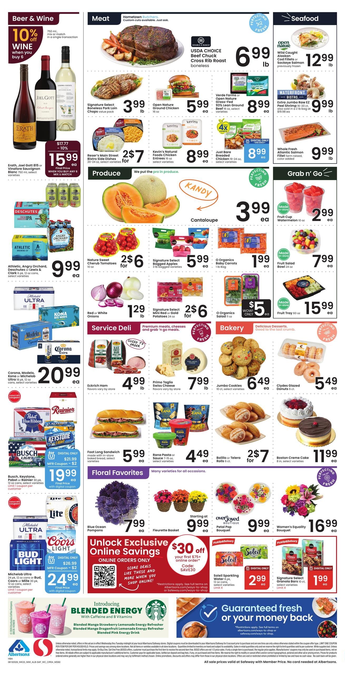 Safeway (Helena Area, MT) Weekly Ad August 19 - 25, 2026