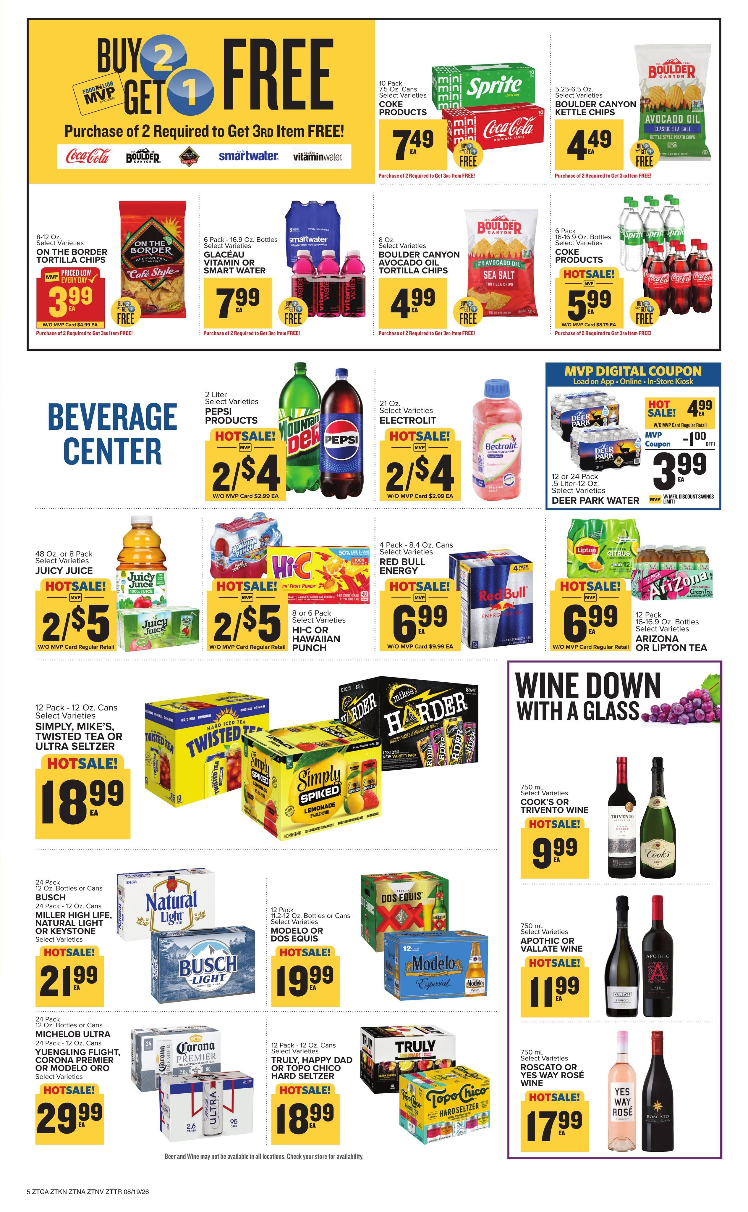 Food Lion (KY, TN, VA) Weekly Ad August 19 - 25, 2026