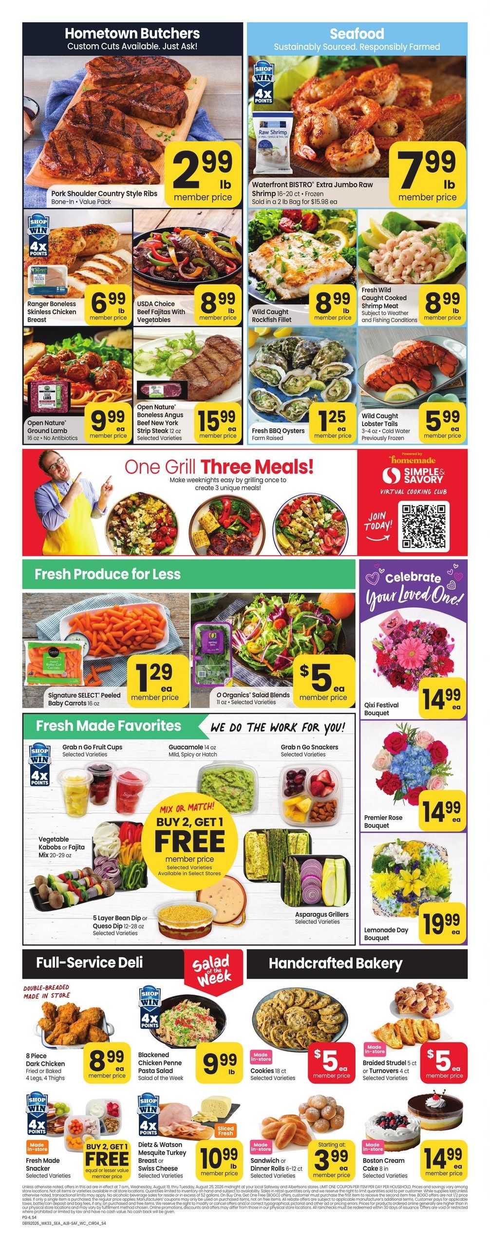 Safeway (Kellogg–Moscow Area, ID) Weekly Ad August 19 - 25, 2026
