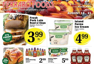 Ferraro Foods Bi-Weekly Flyer August 18 to 31