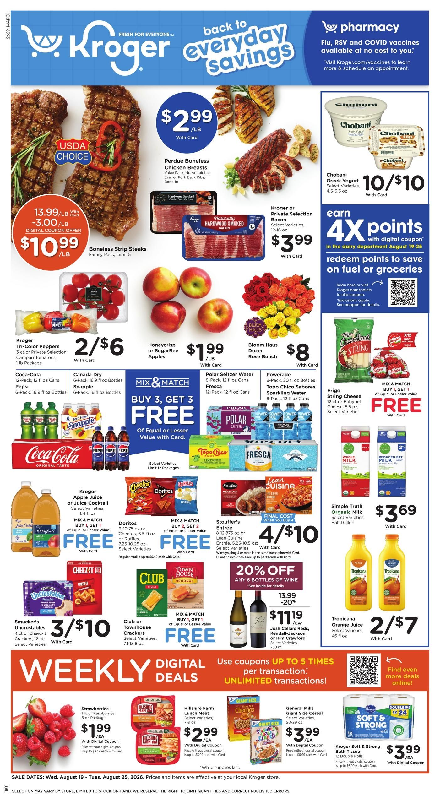 Kroger (Richmond–Chester Area, VA) Weekly Ad August 19 - 25, 2026