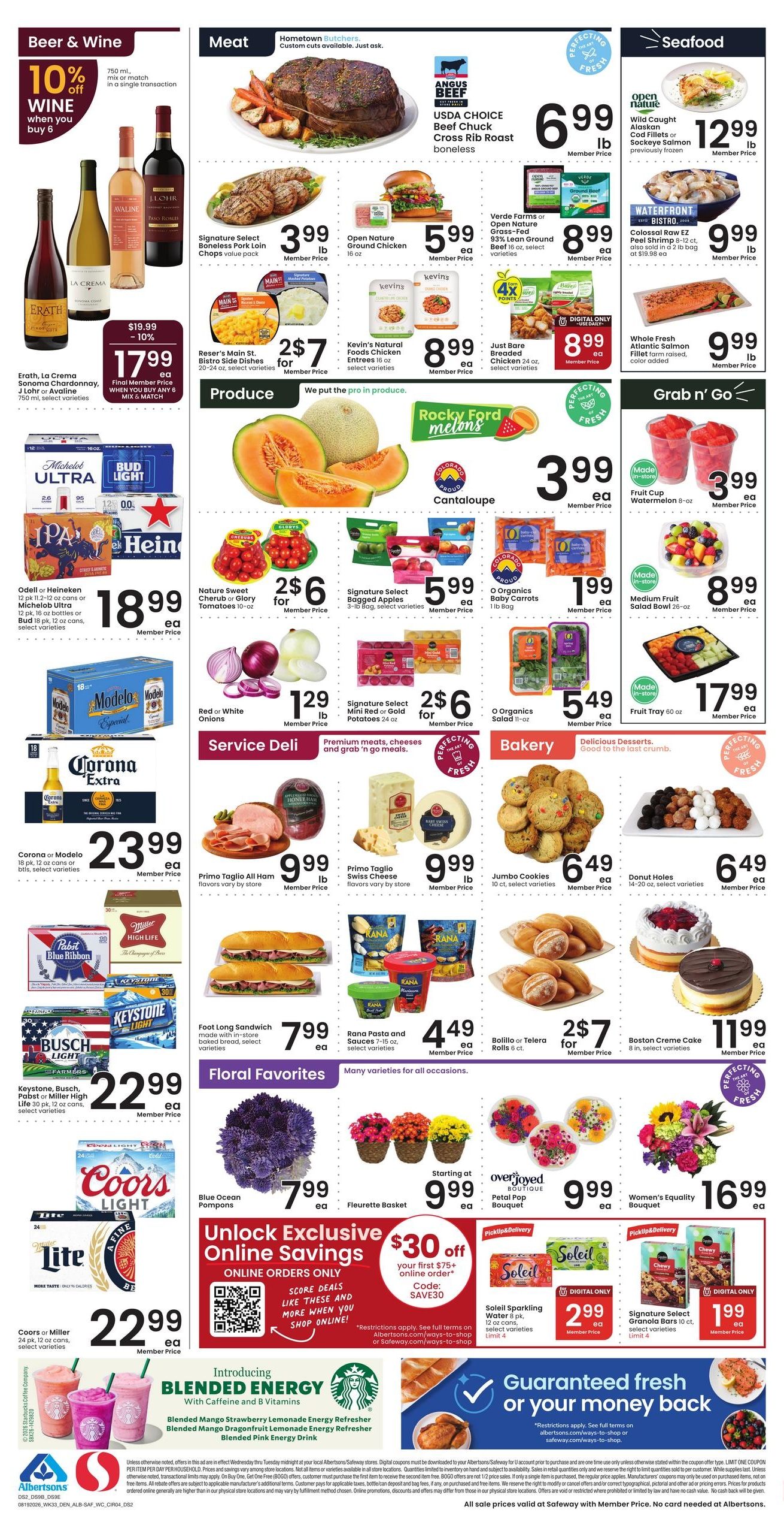 Safeway (Frisco Area, CO) Weekly Ad August 19 - 25, 2026